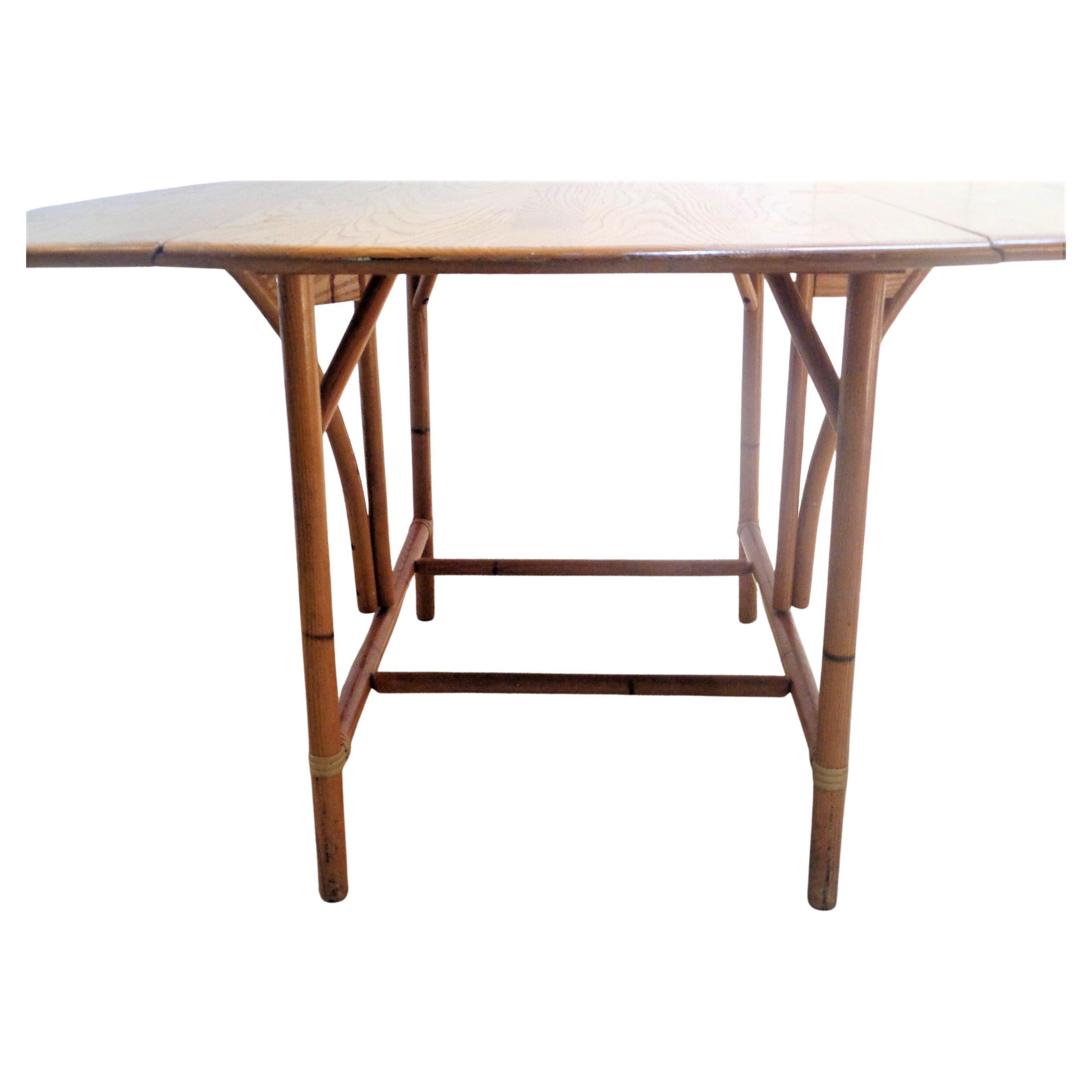 Heywood-Wakefield Ashcraft Line Drop Leaf Dining Table, 1940-1950 4