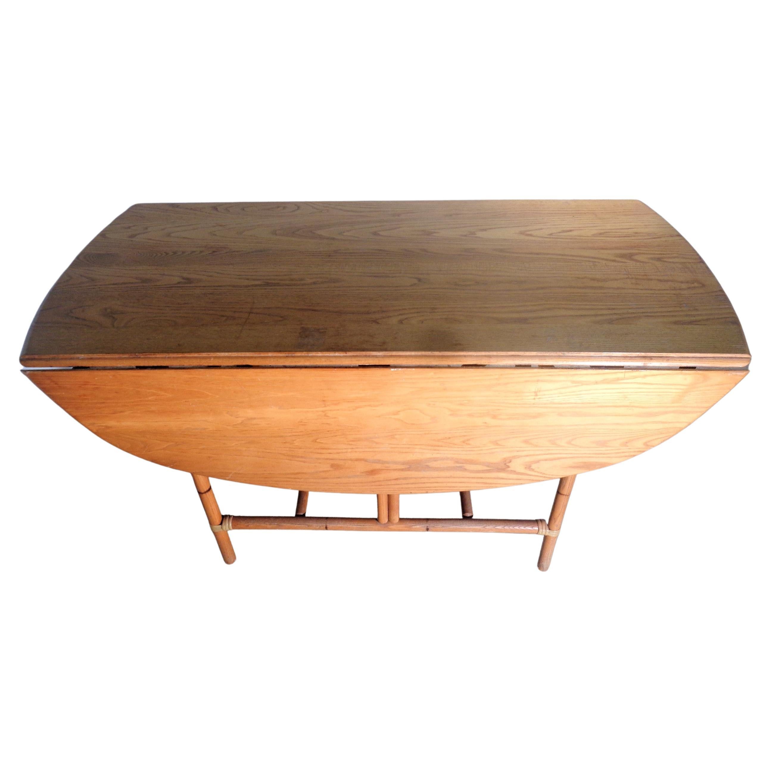 Heywood-Wakefield Ashcraft Line Drop Leaf Dining Table, 1940-1950 6