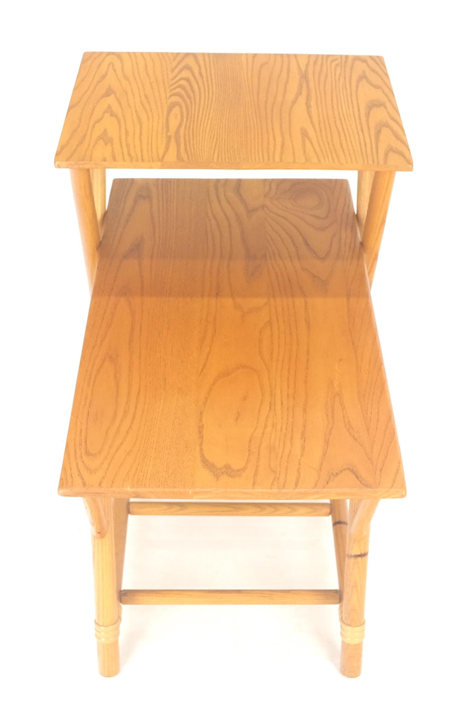 Américain Heywood Wakefield bambou rotin massif châtaignier blond mi-siècle MINT en vente
