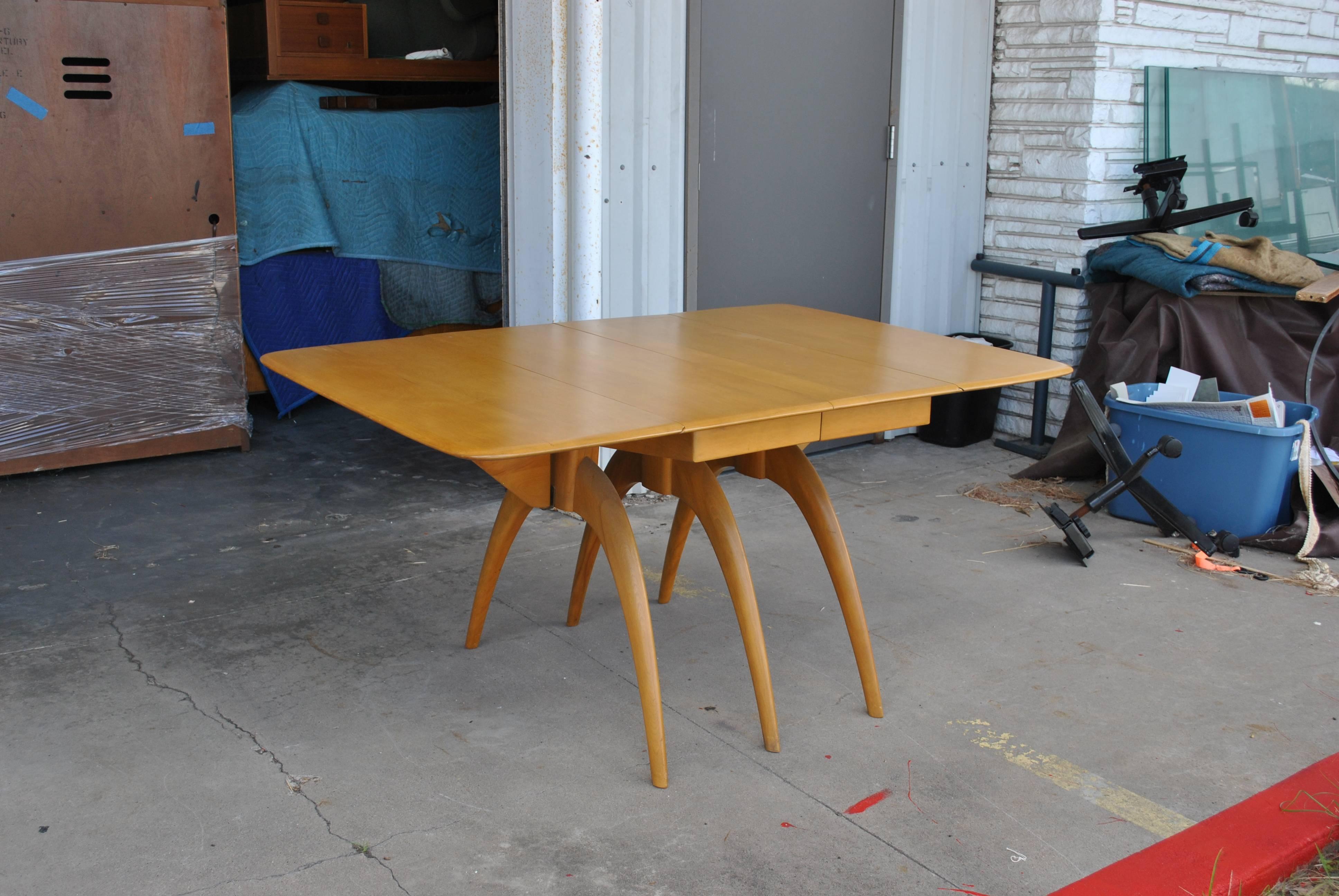 Mid-Century Modern Heywood Wakefield Butterfly Dining Table