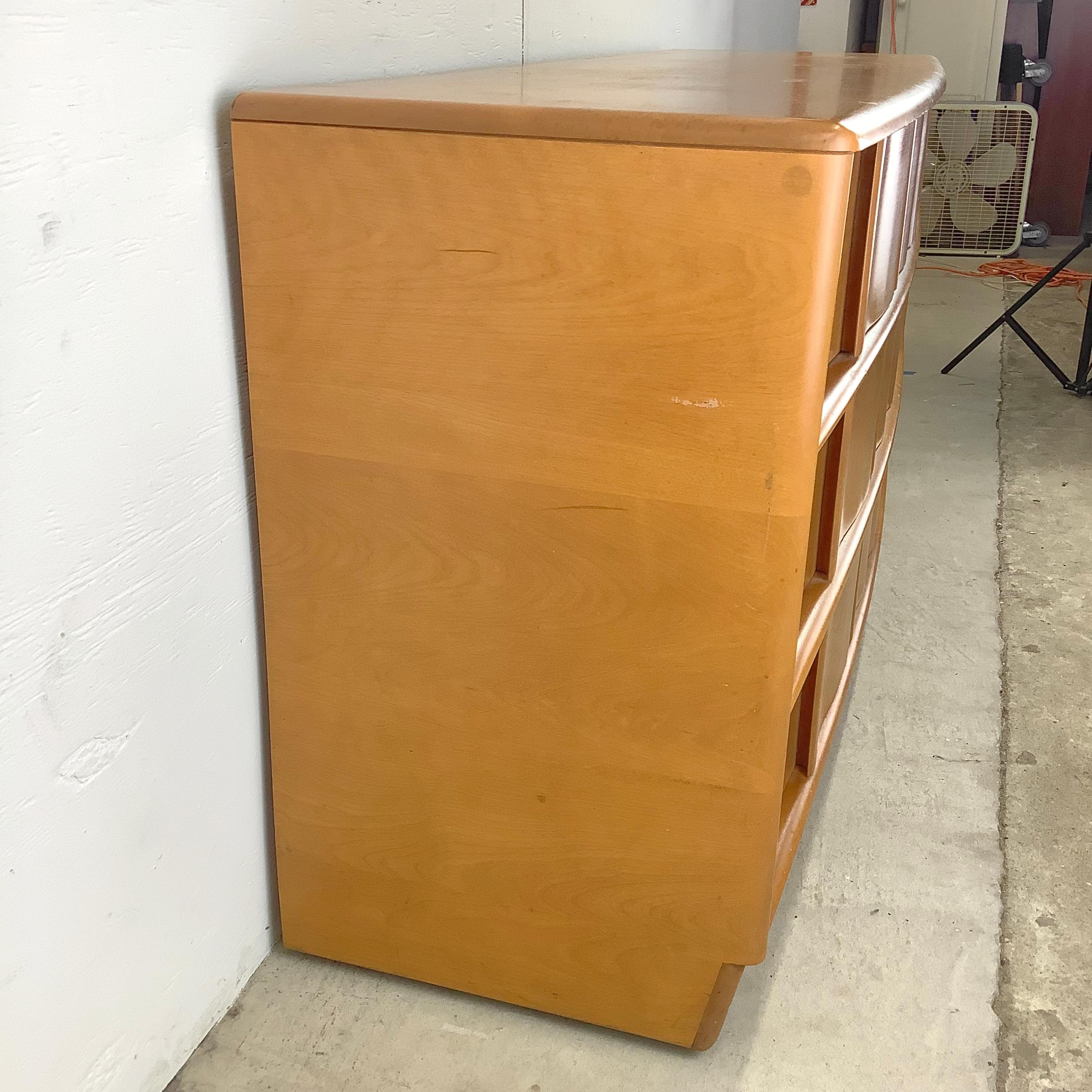Heywood-Wakefield Champagne Finish Nine Drawer Dresser 2