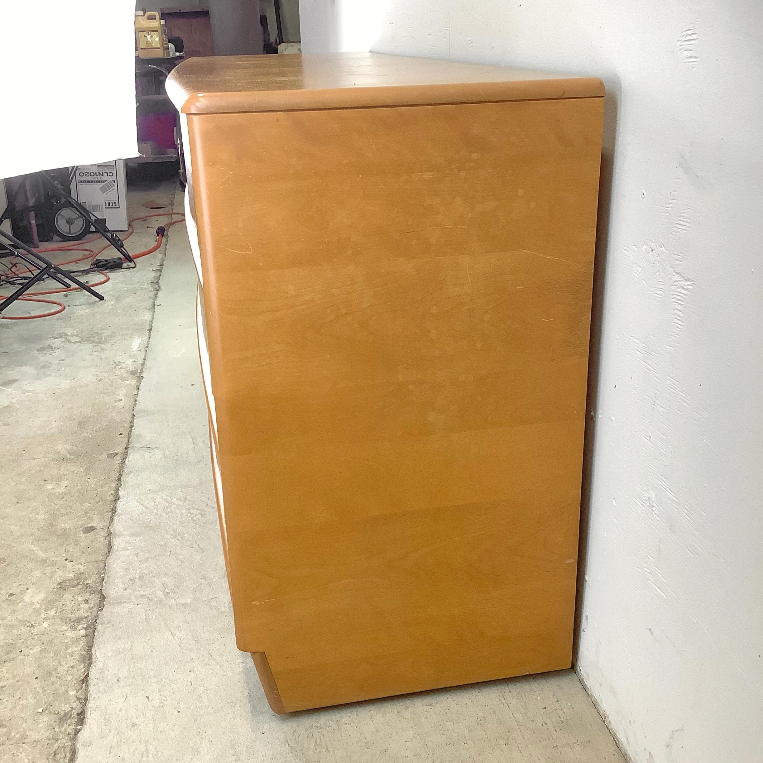 Heywood-Wakefield Champagne Finish Nine Drawer Dresser 3