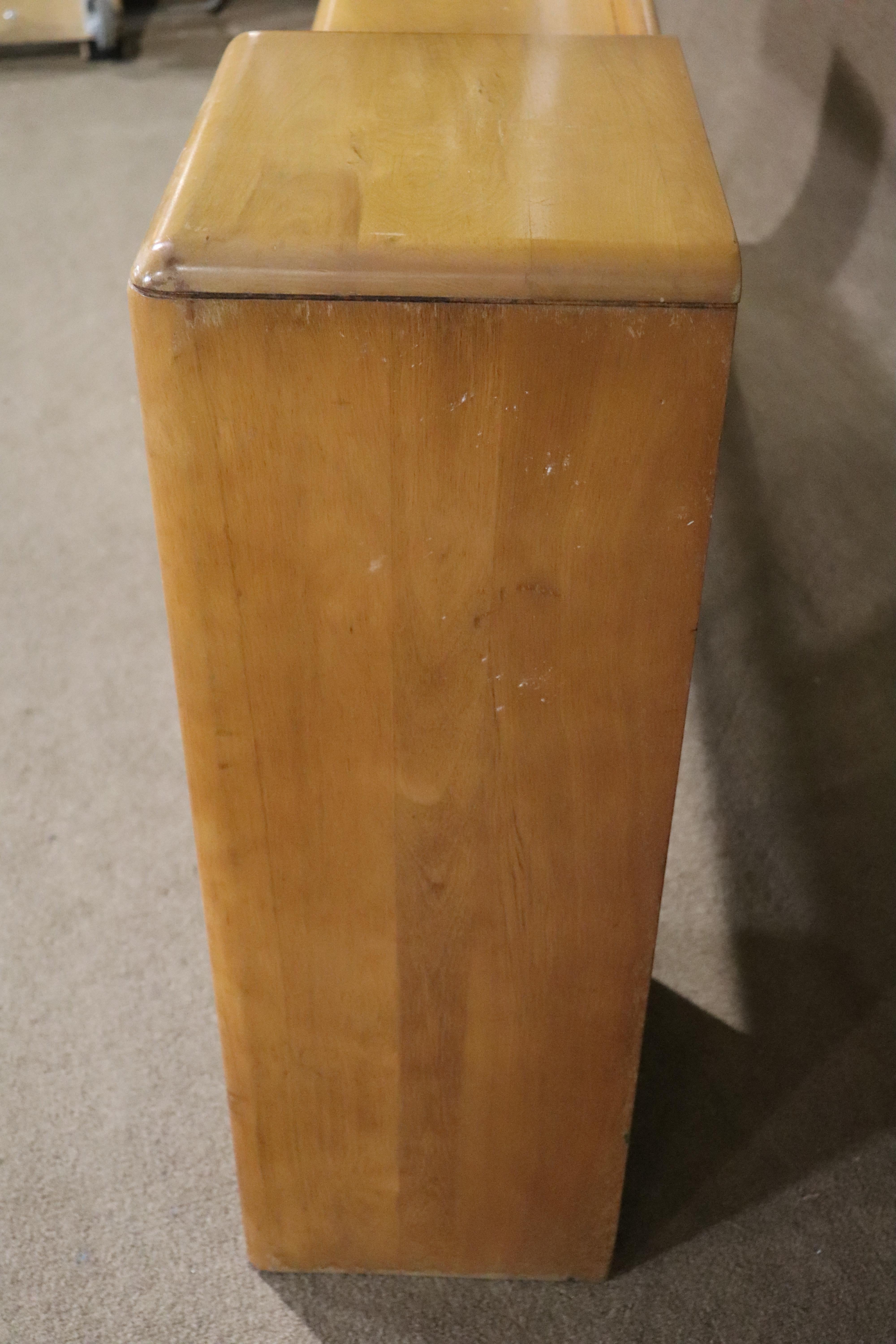 Heywood Wakefield 'Champagne' Headboard In Good Condition For Sale In Brooklyn, NY