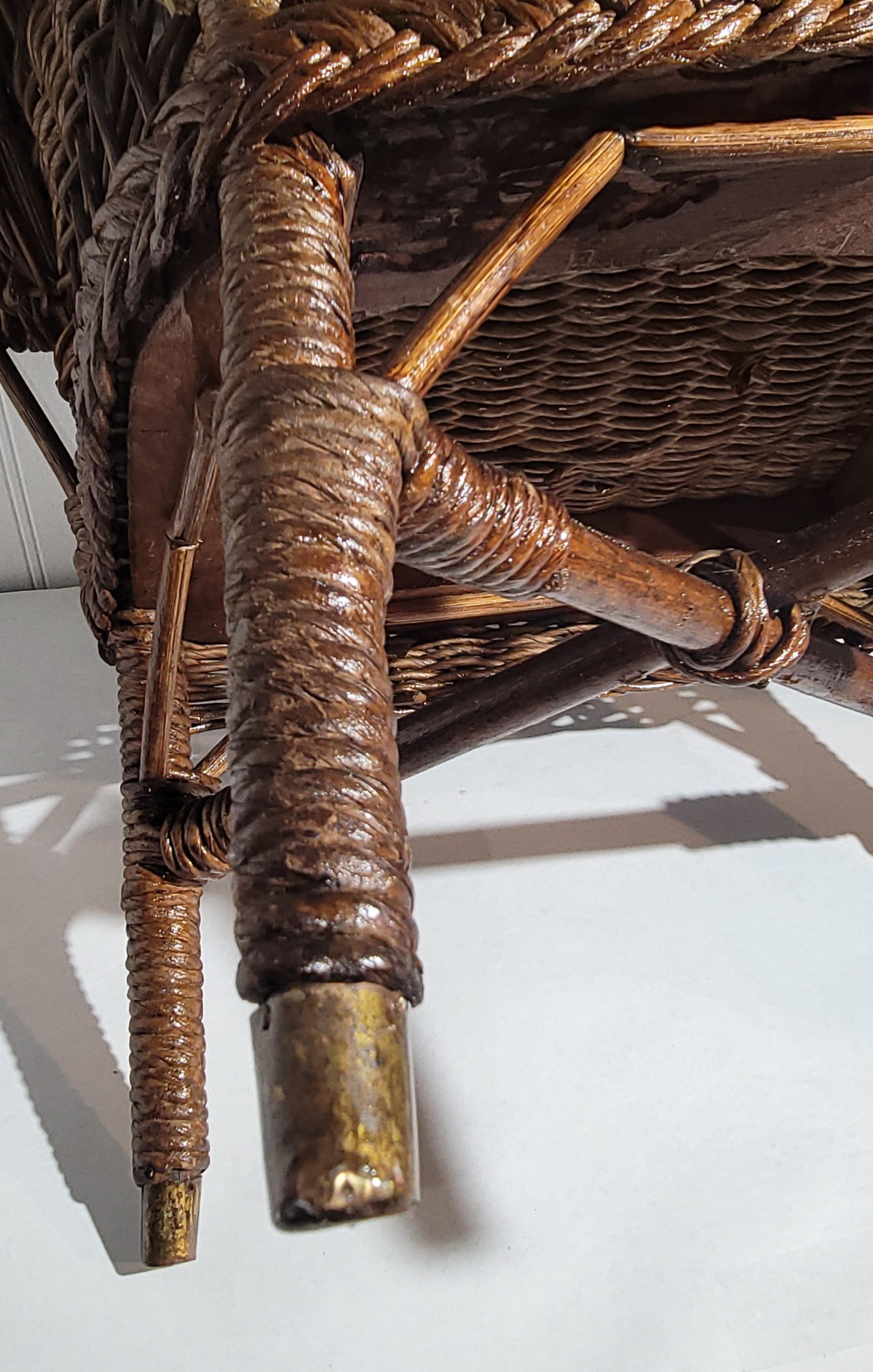 Heywood Wakefield Child's Wicker Rocking Chair 3