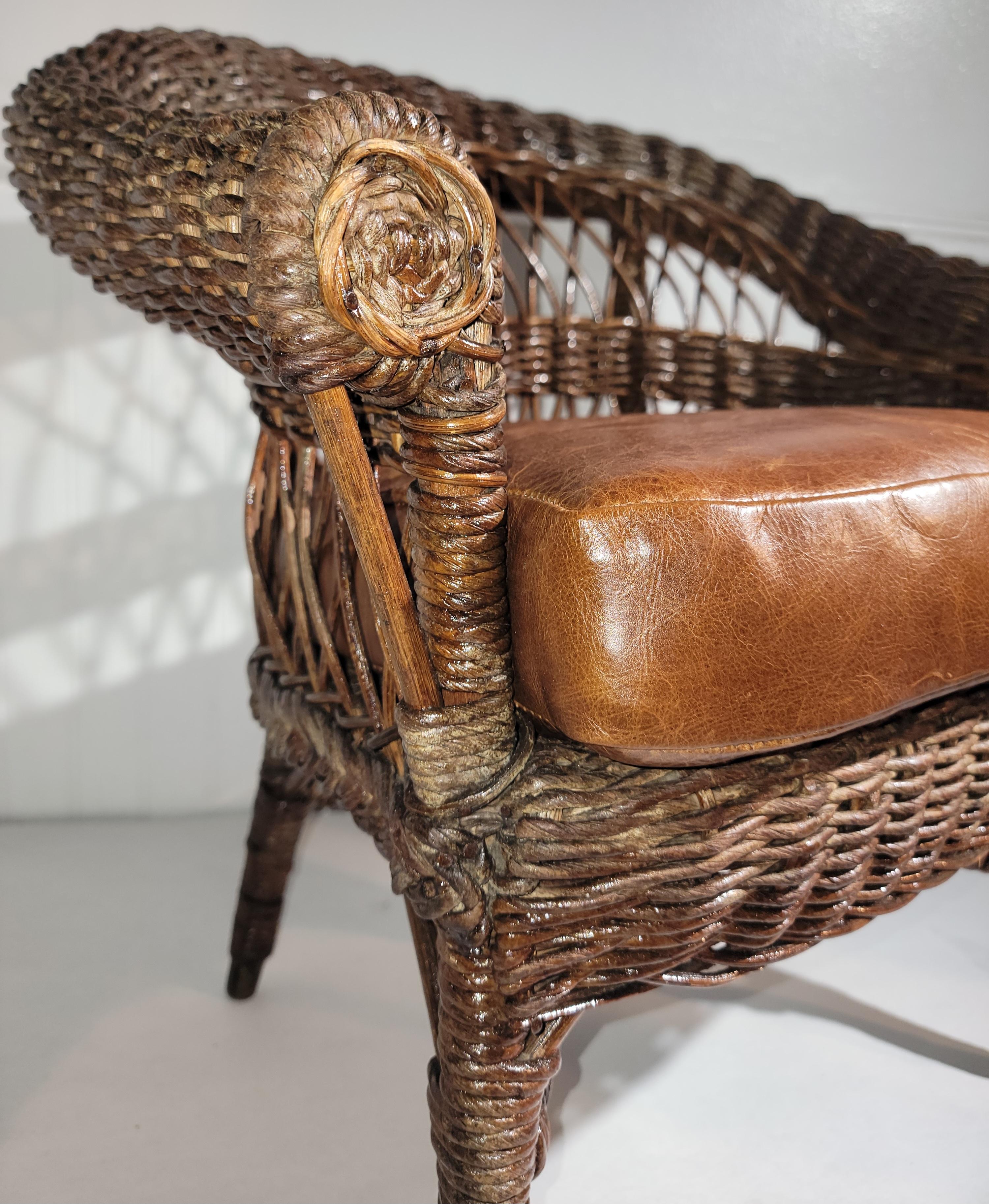Heywood Wakefield Child's Wicker Rocking Chair 4