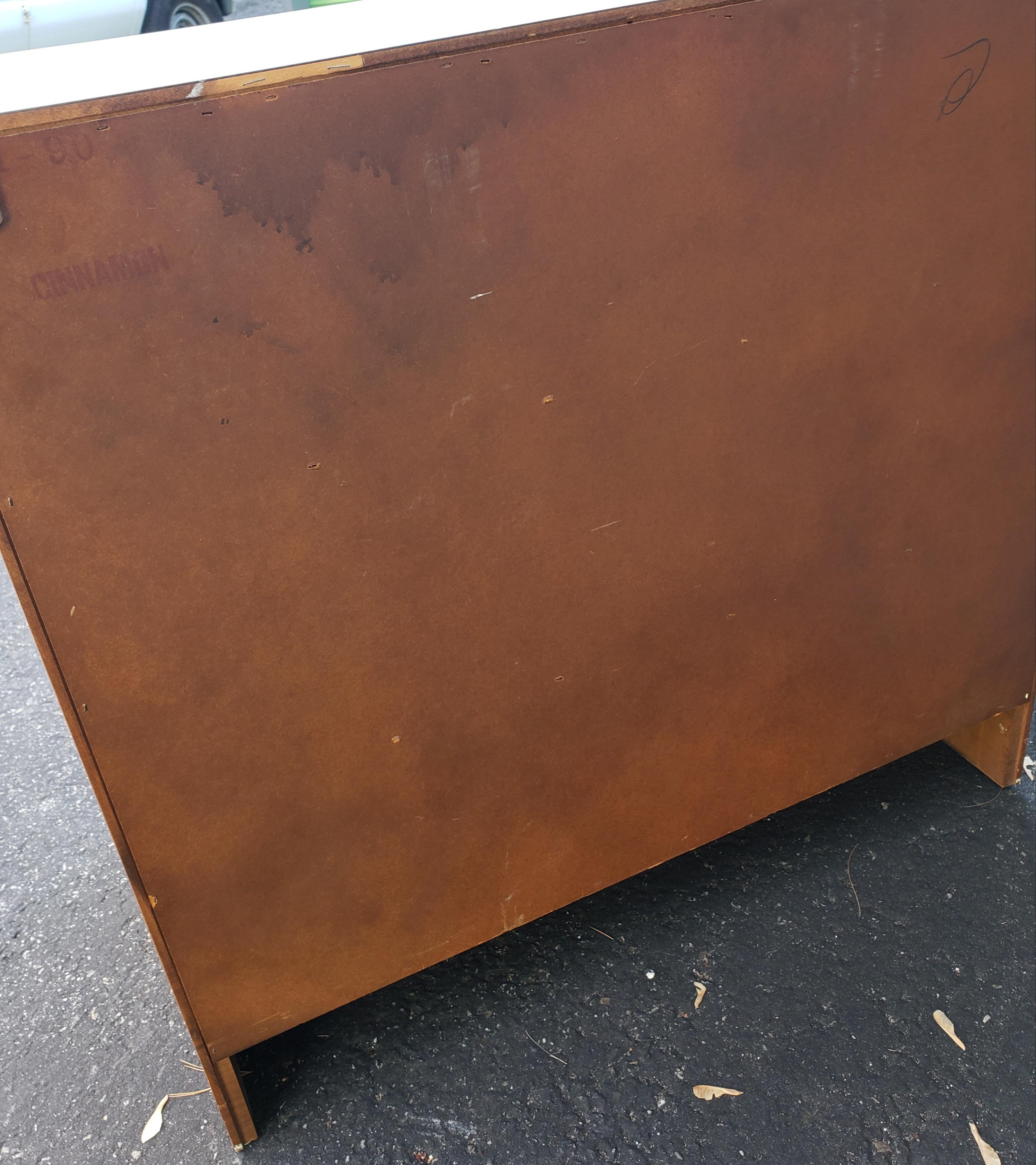 Hardwood Heywood-Wakefield Cinnamon Bachelor Chest of Drawers