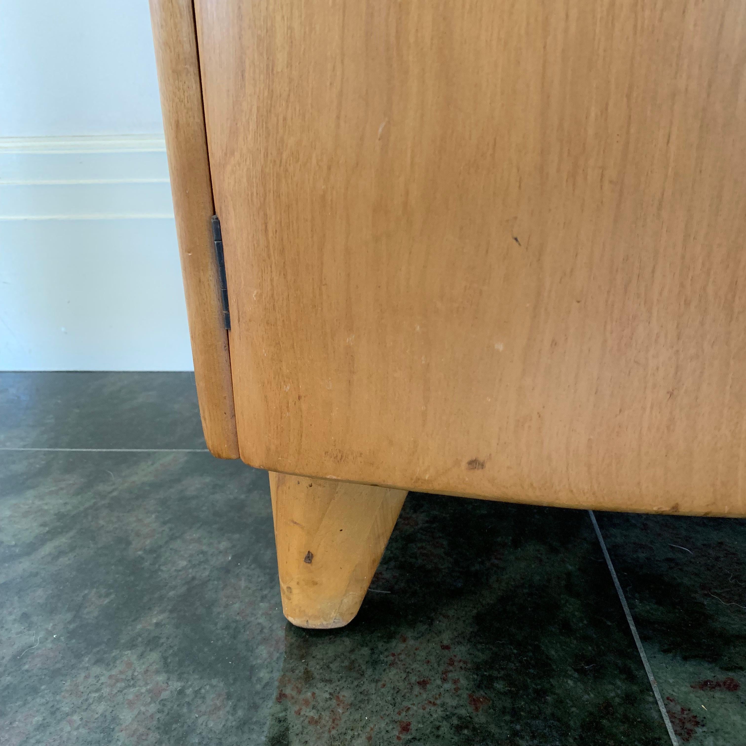 HeywoodWakefield "Crescendo" Petite Bowed Front with Drawer at 1stDibs heywood