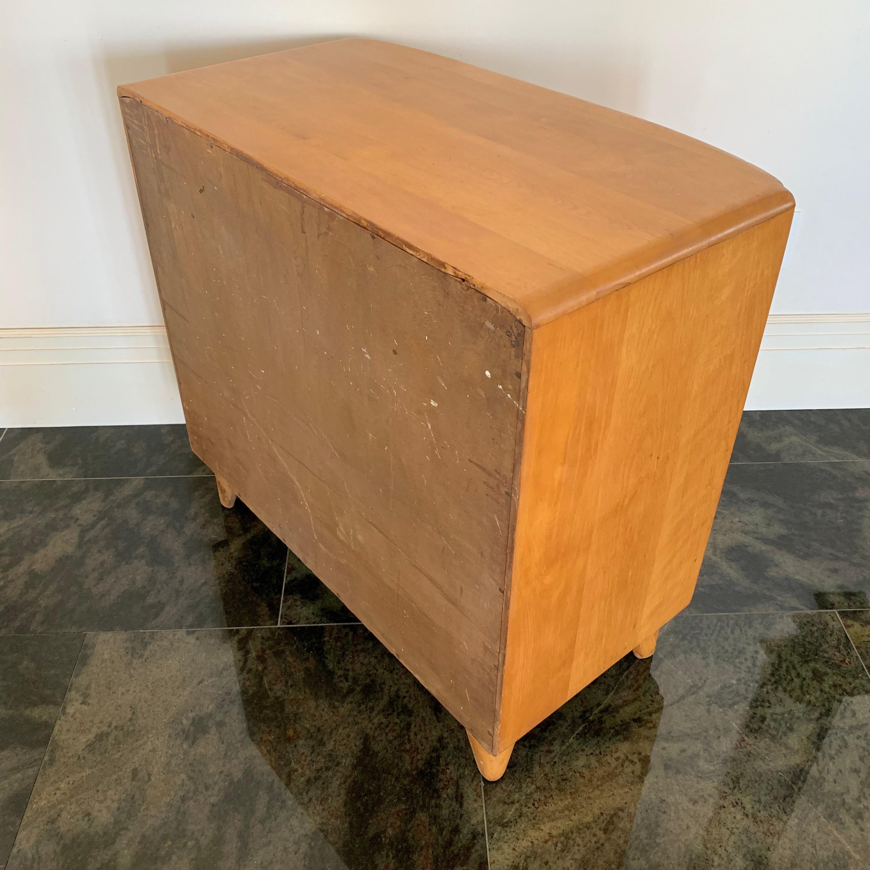 HeywoodWakefield "Crescendo" Petite Bowed Front with Drawer at 1stDibs heywood