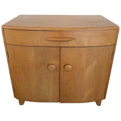 Heywood-Wakefield "Crescendo" Petite Bowed Front Cabinet with Drawer