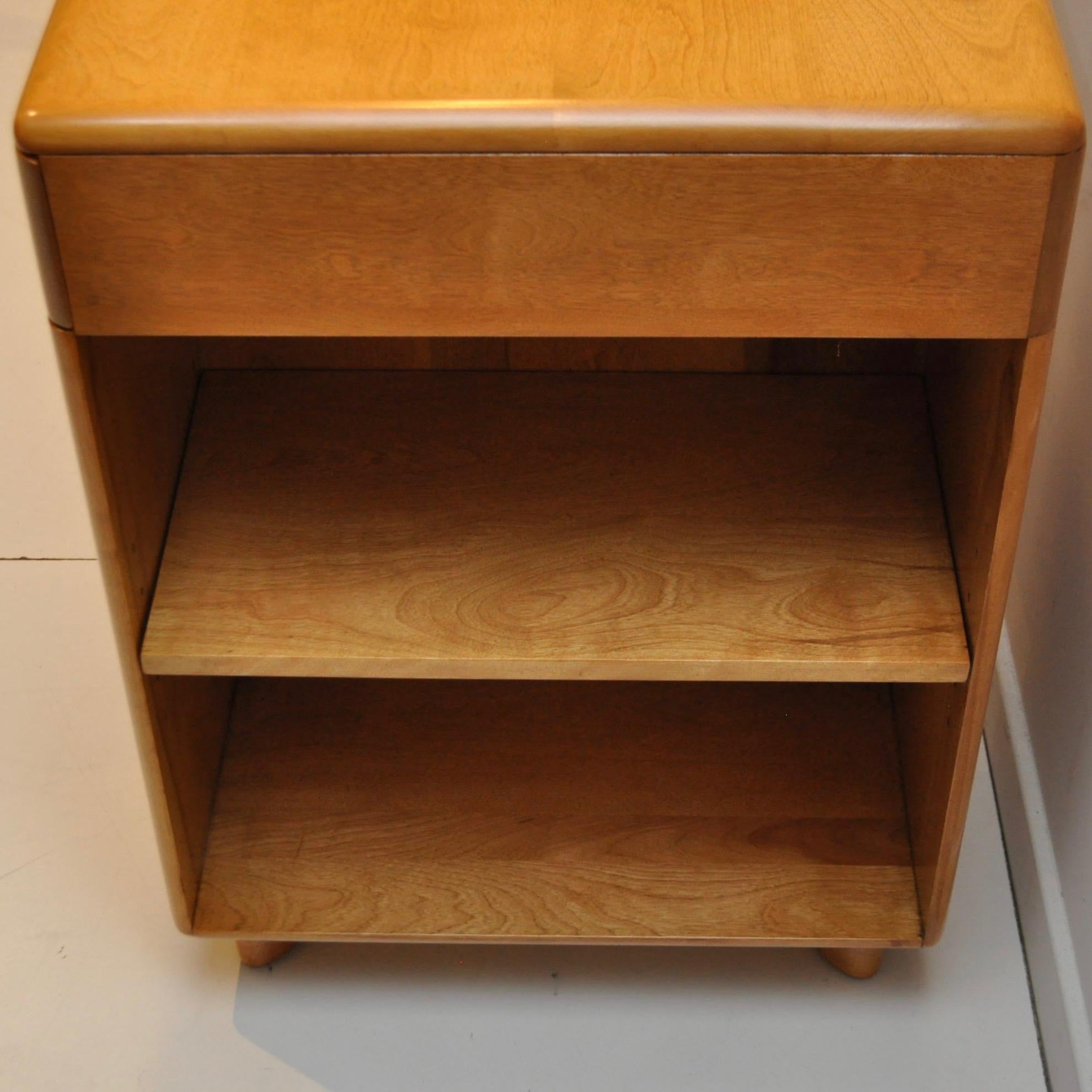 American Heywood Wakefield Desk with Bookshelf