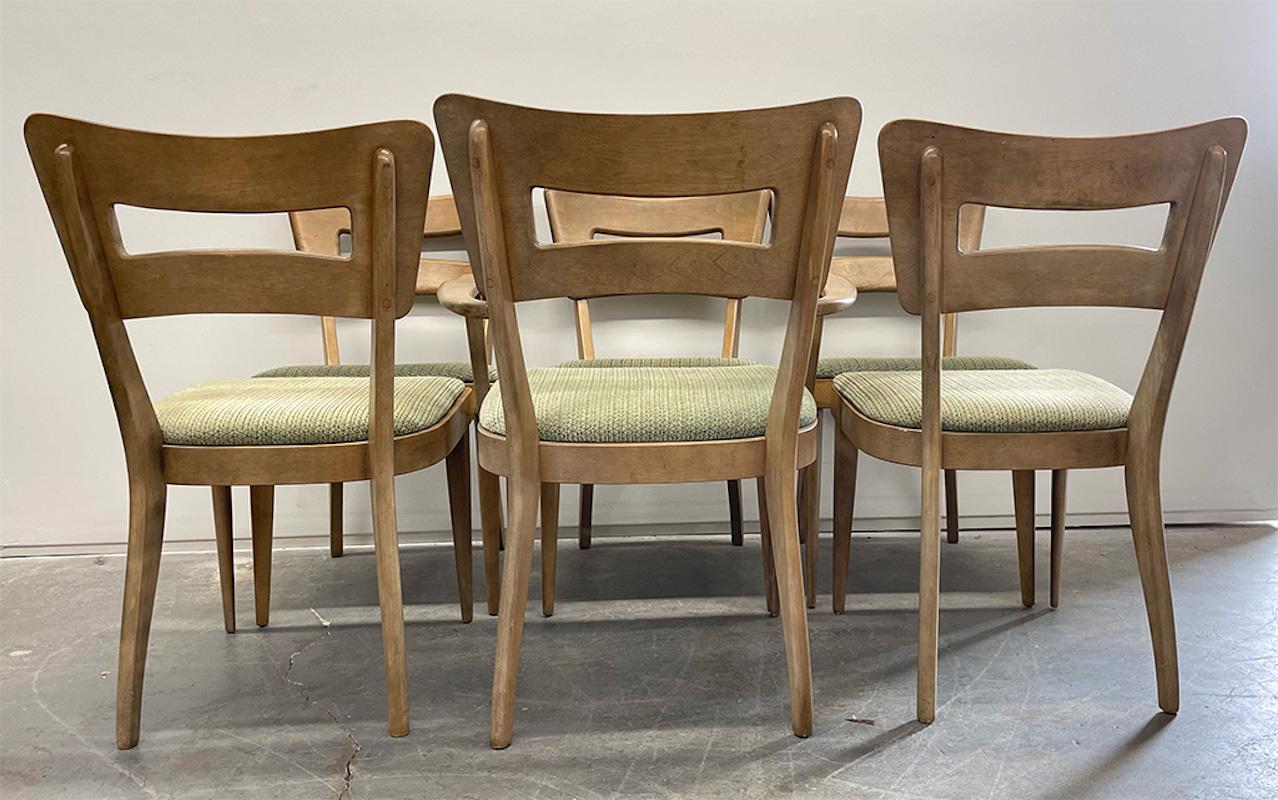 Mid-Century Modern Heywood Wakefield Dining Chairs, Set of 6