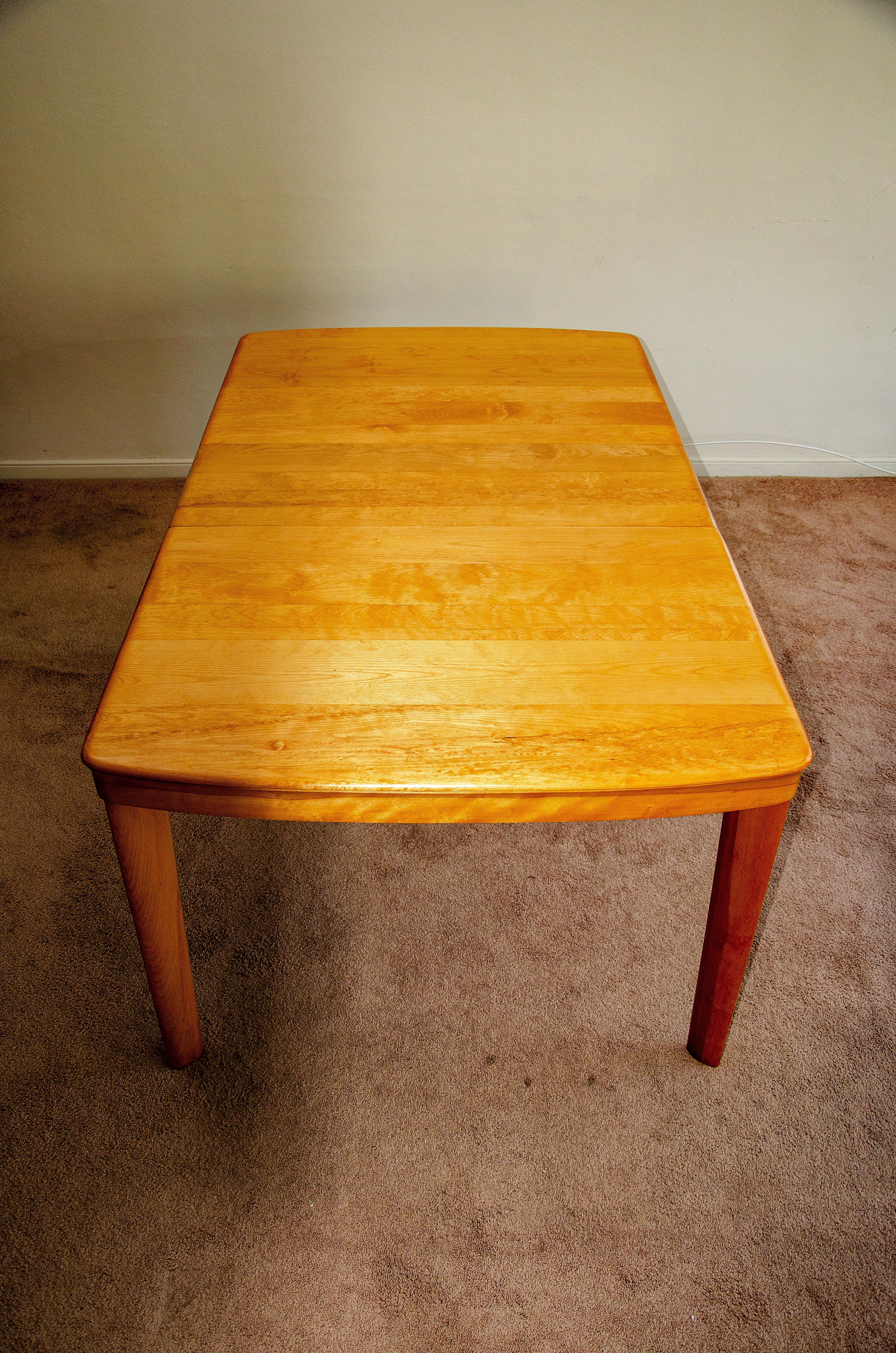 Heywood Wakefield Dining Table, One Leaf 2