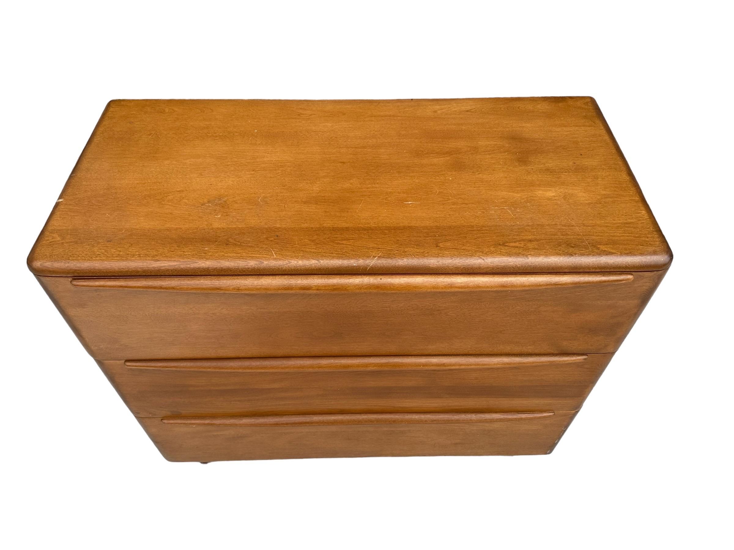 20th Century Heywood Wakefield Dresser with Beautiful Champagne Patina Finish