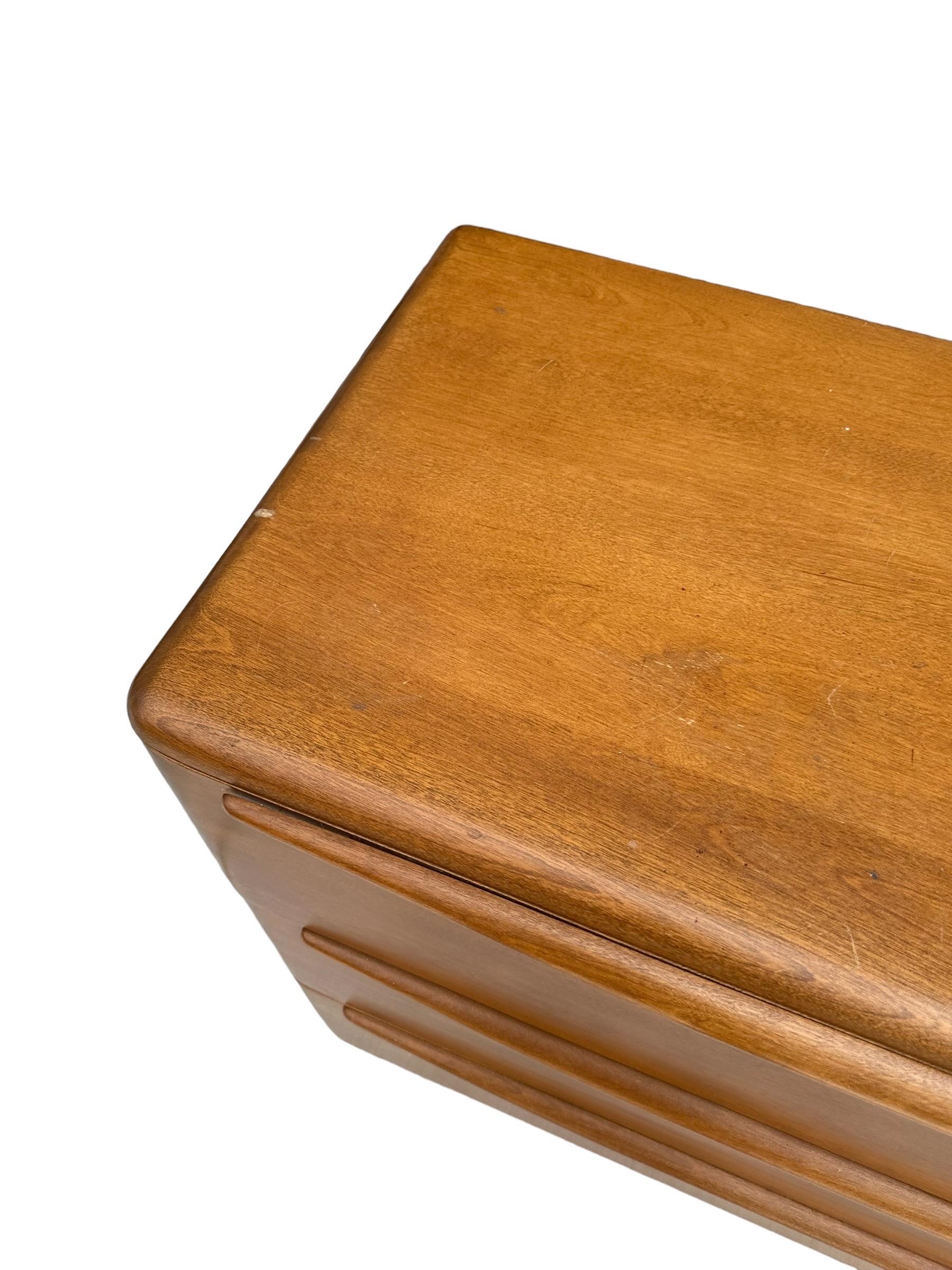 Maple Heywood Wakefield Dresser with Beautiful Champagne Patina Finish