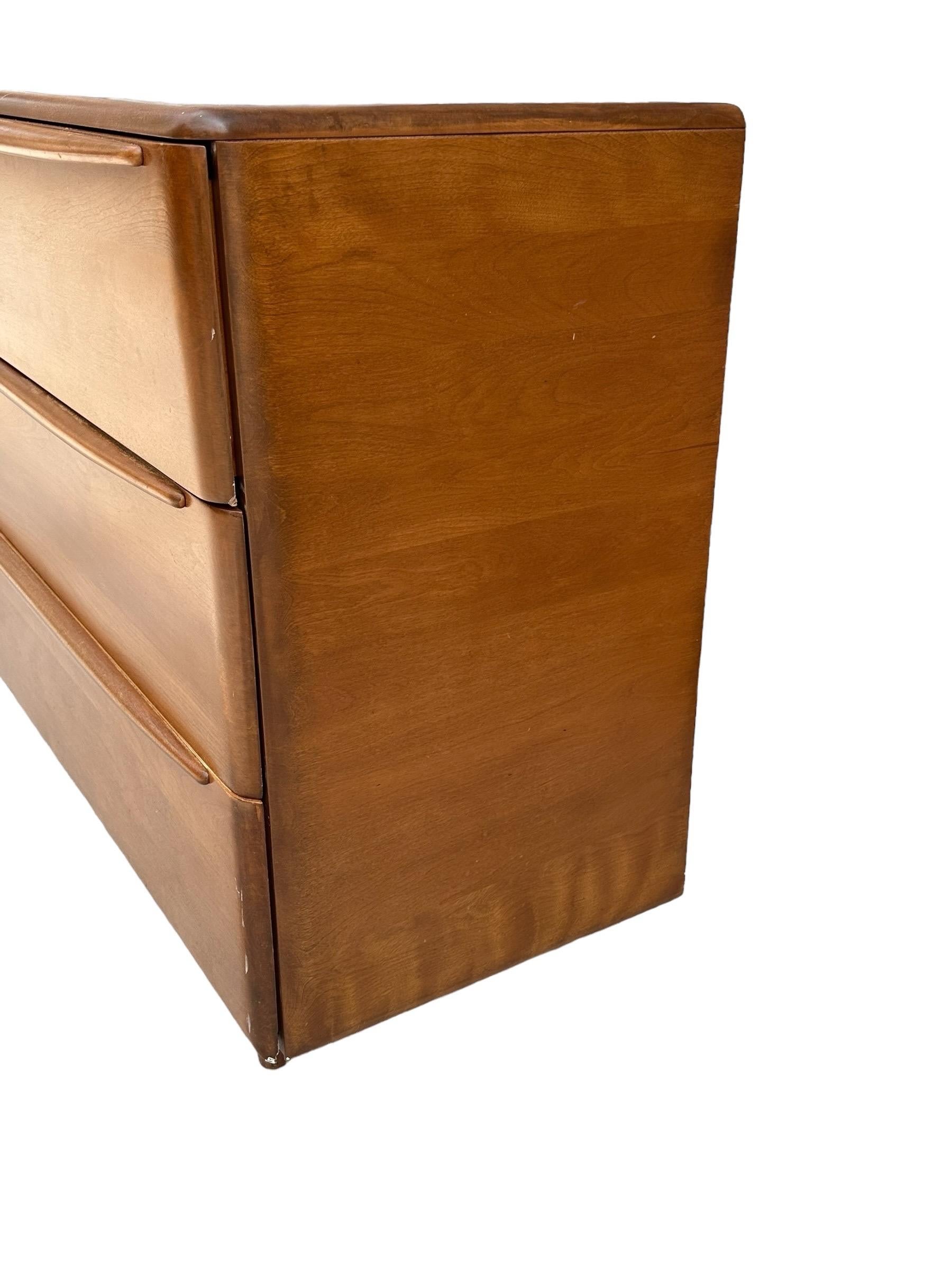 Heywood Wakefield Dresser with Beautiful Champagne Patina Finish 1