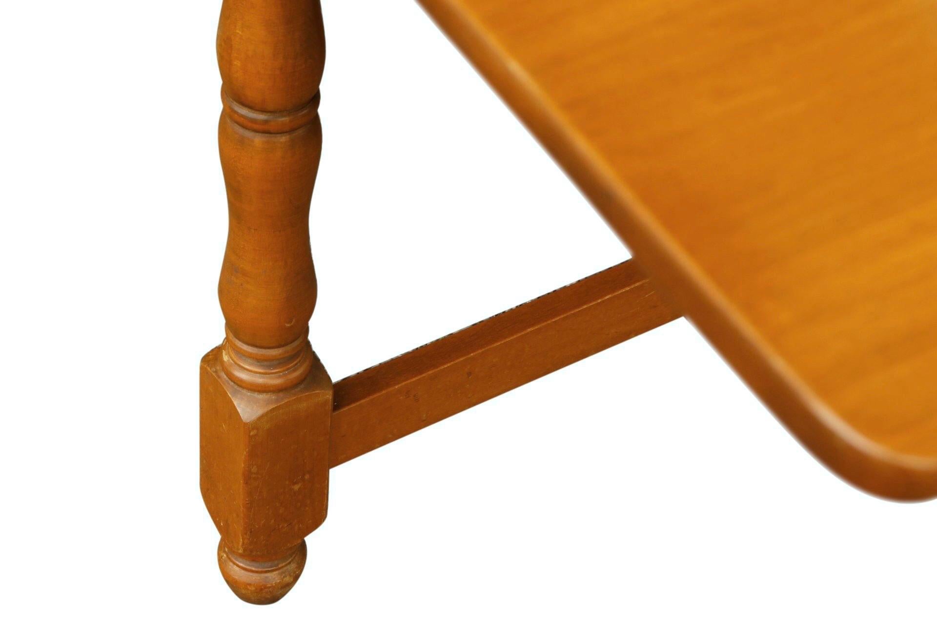 Maple Heywood Wakefield Drop Leaf Dining Table For Sale