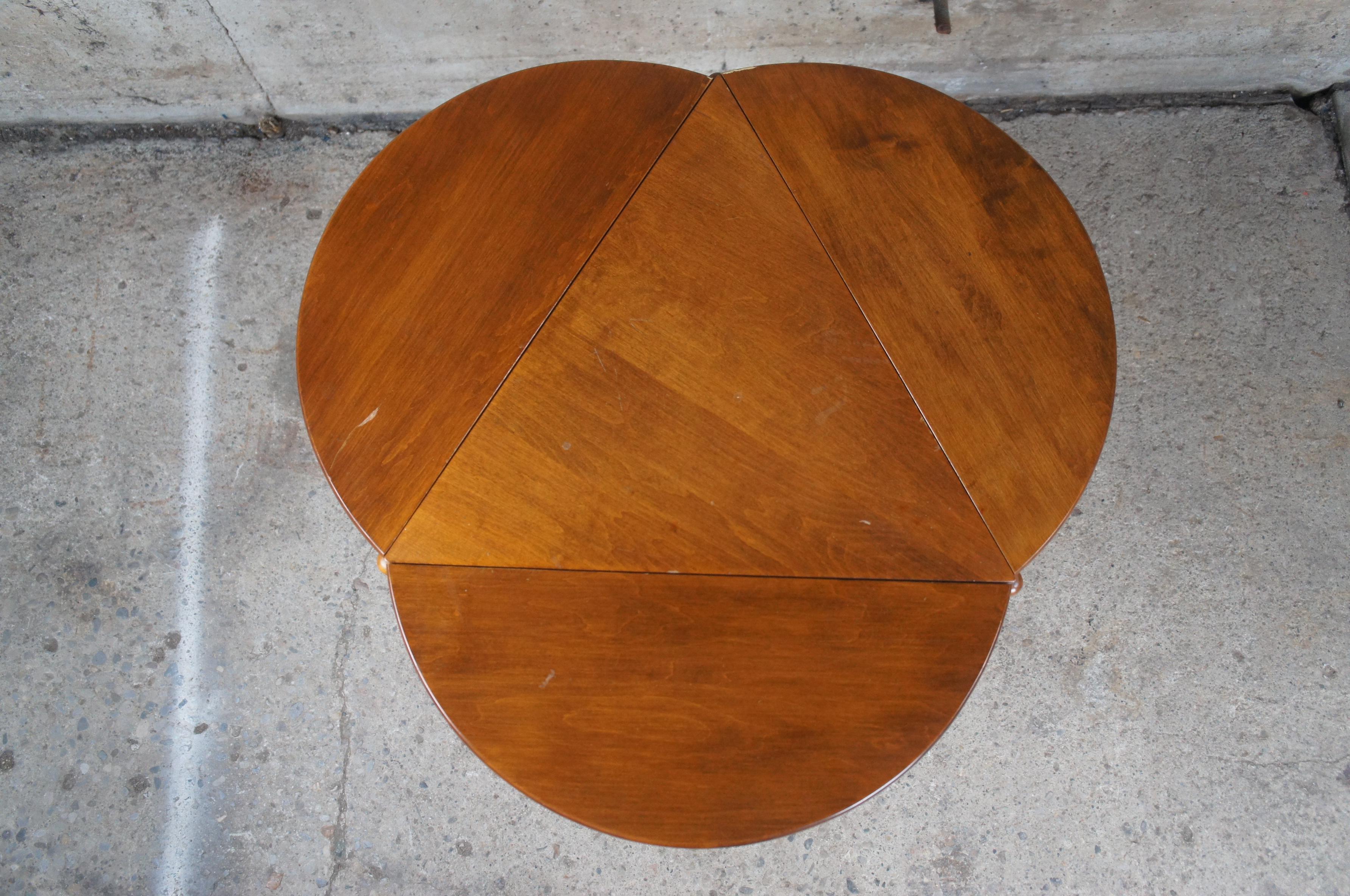 antique clover leaf table