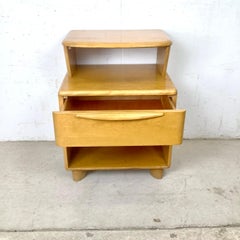 Heywood-Wakefield Encore Birch Nightstand in Wheat Finish