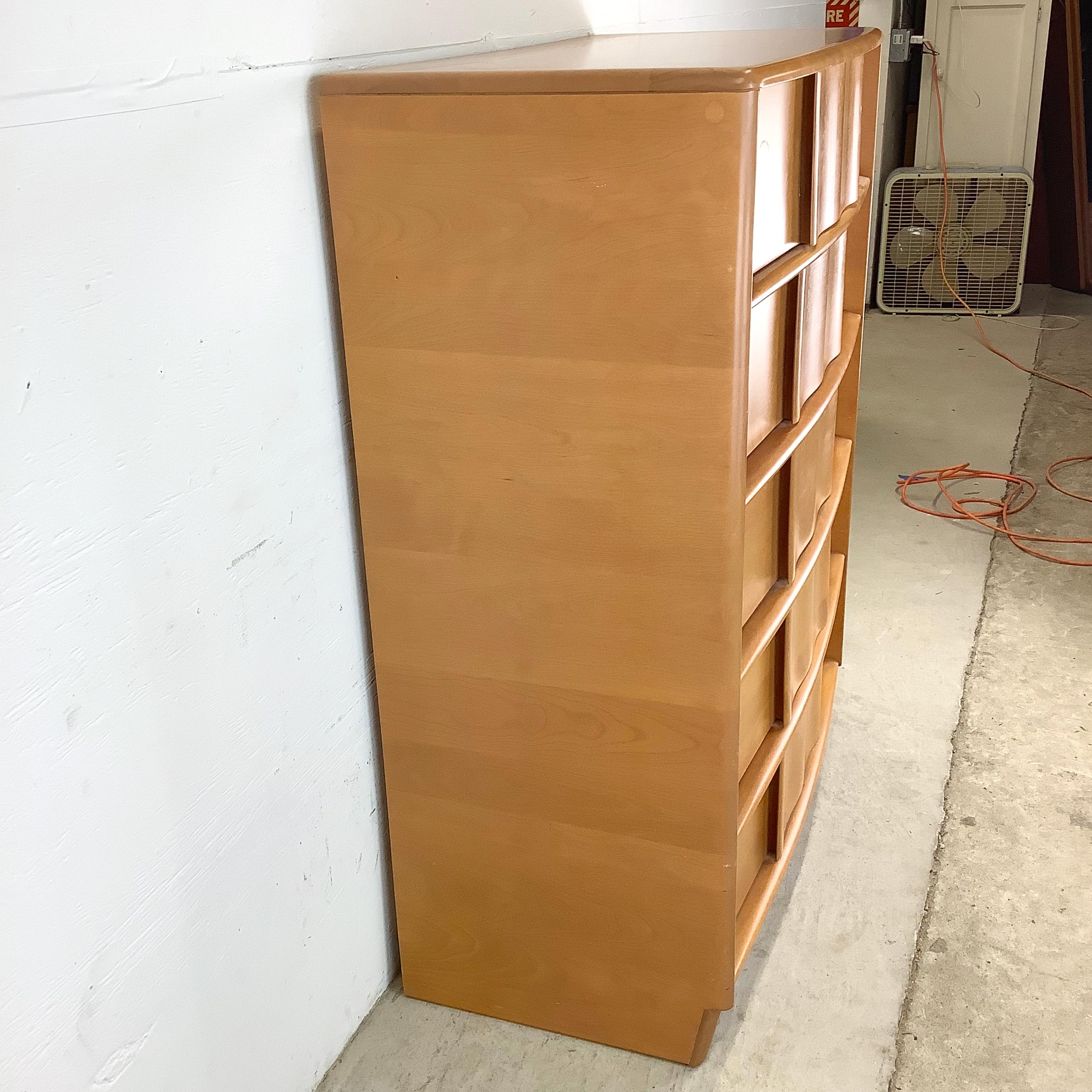 Heywood-Wakefield Five Drawer Highboy Dresser 2