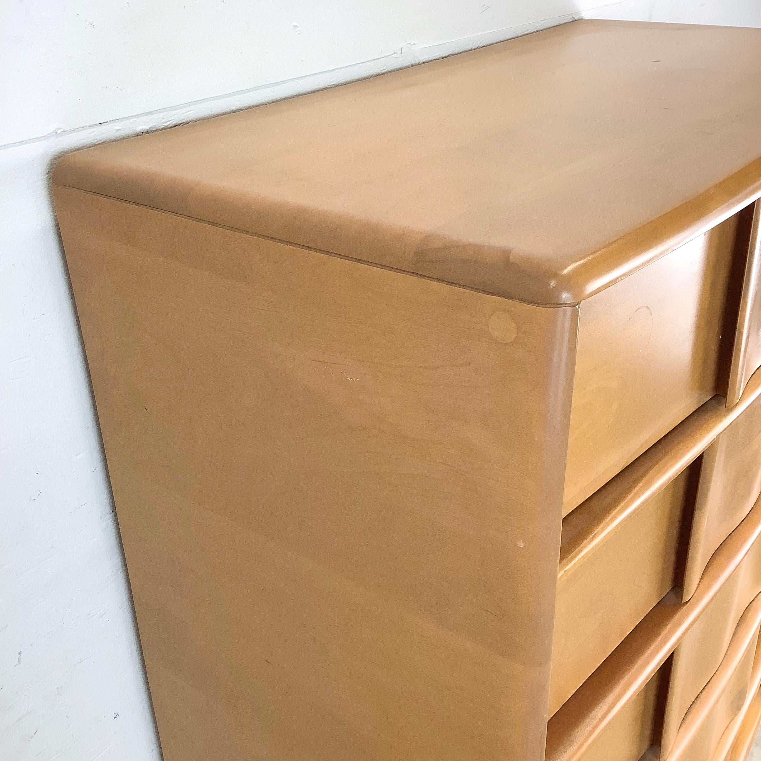 Heywood-Wakefield Five Drawer Highboy Dresser 3
