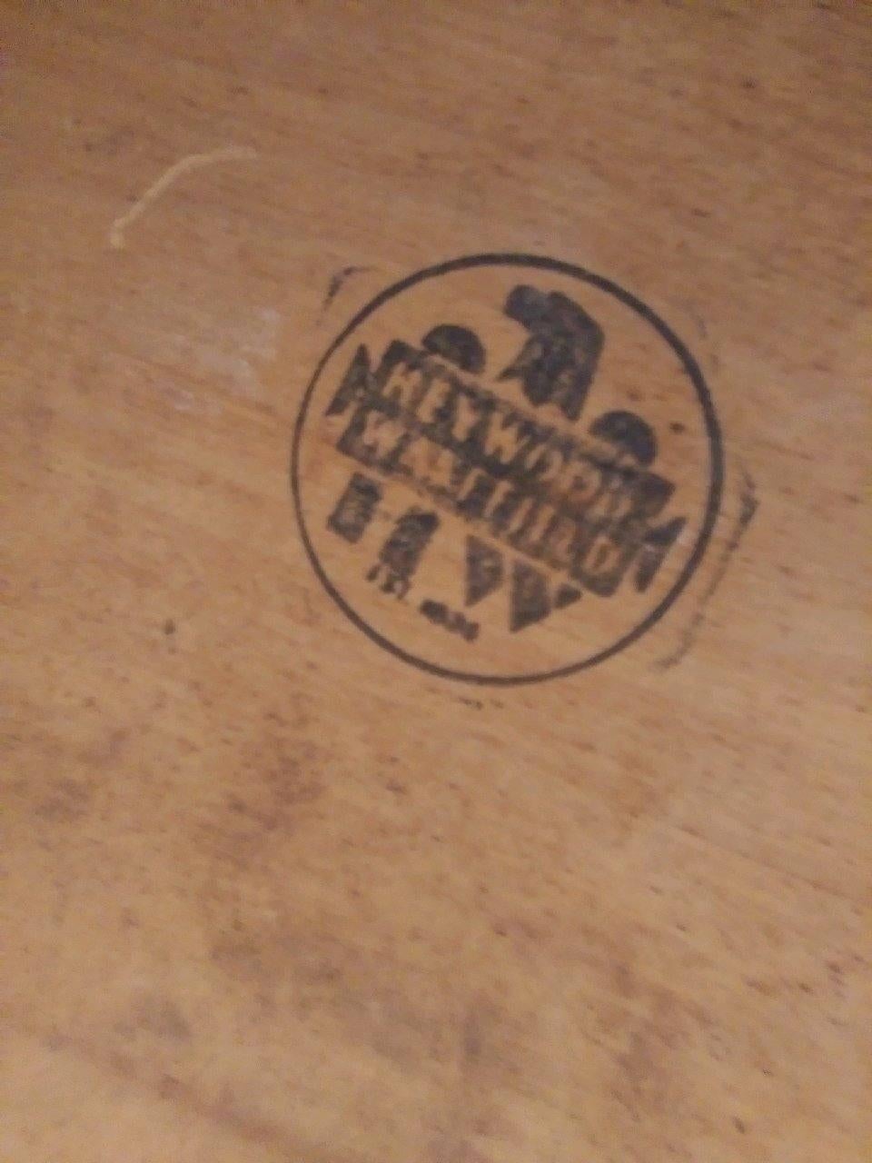 Heywood Wakefield Game Table In Good Condition In Los Angeles, CA