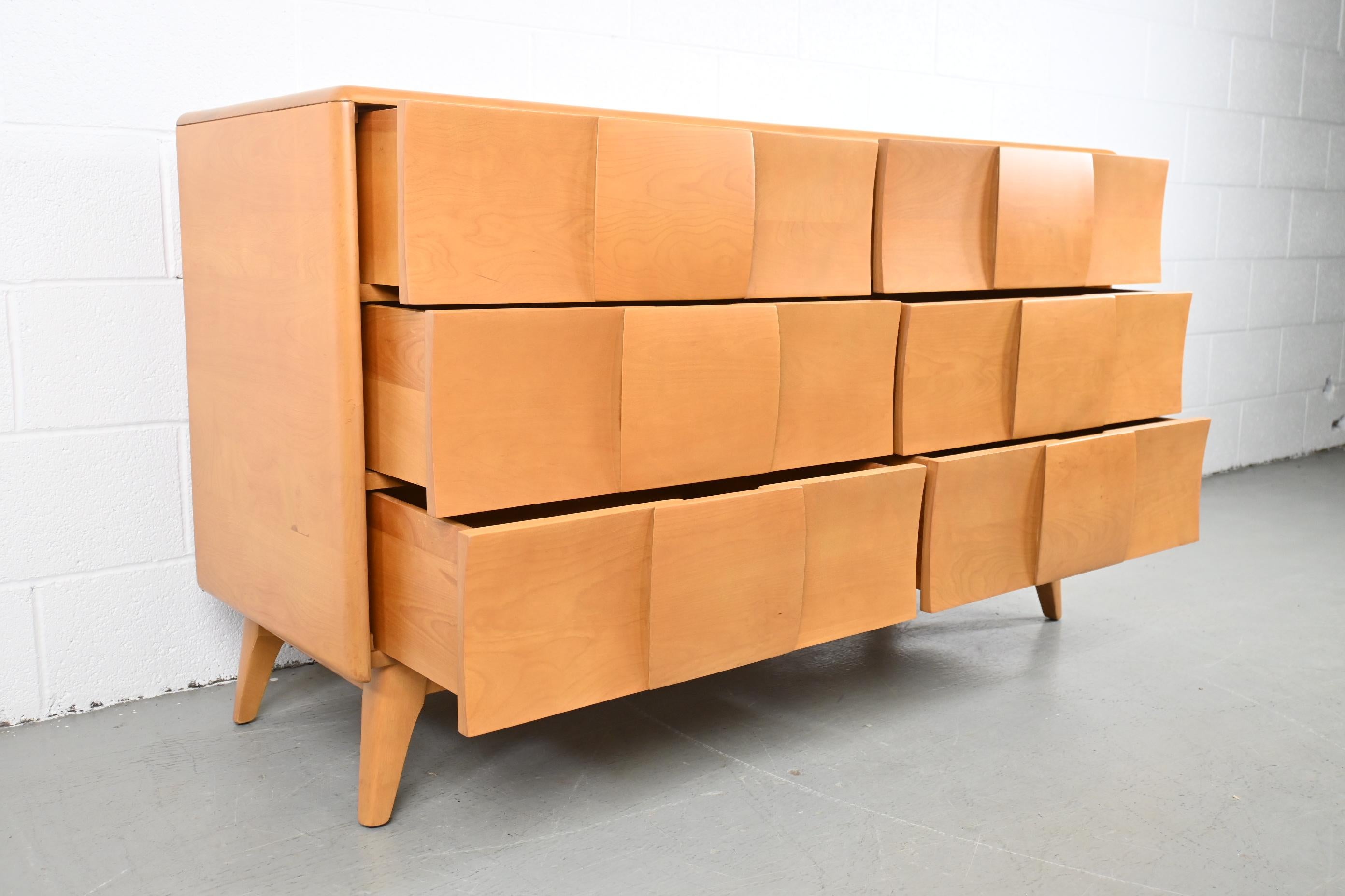 Birch Heywood Wakefield Kohinoor Mid-Century Modern Dresser
