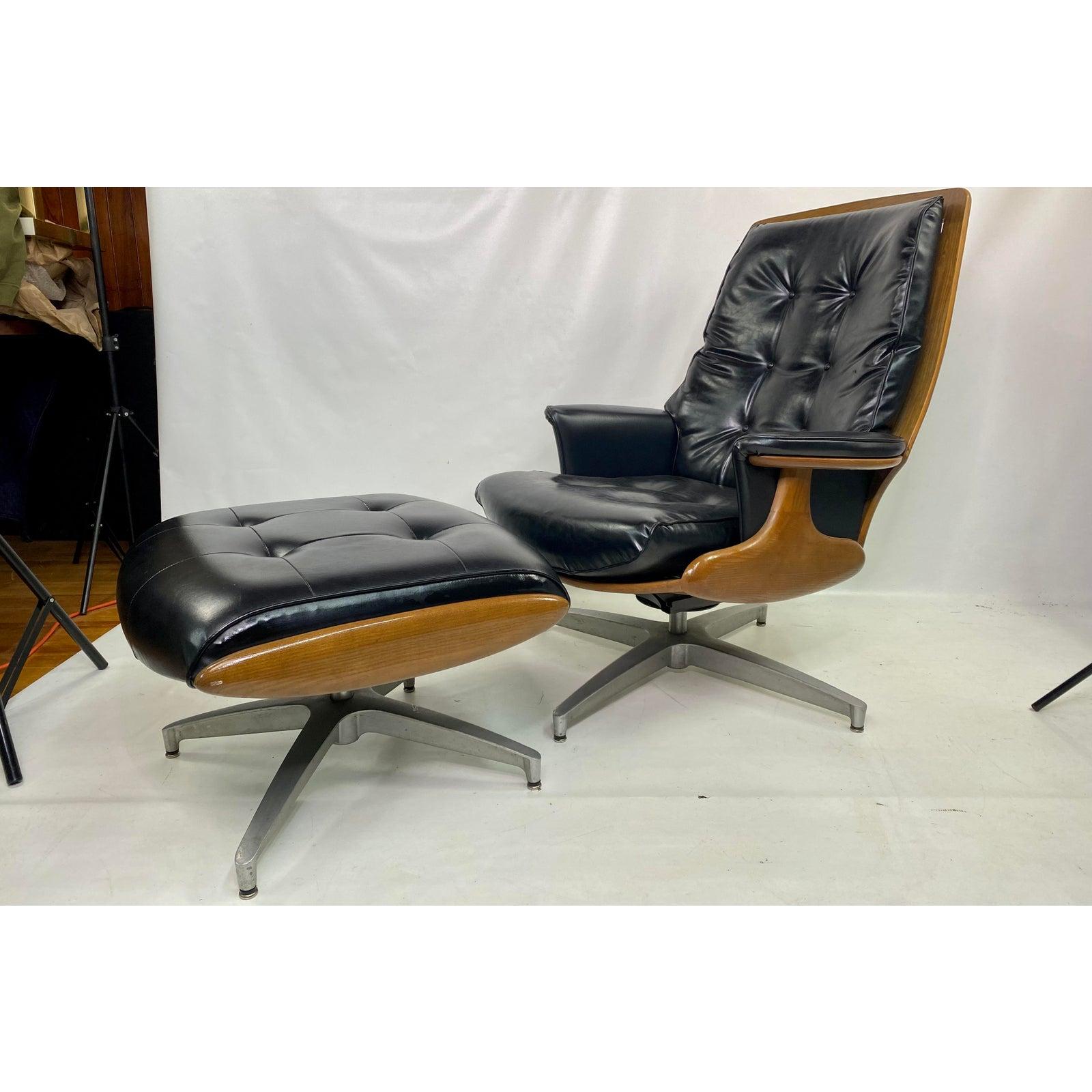 Heywood-Wakefield Lounge Chair and Ottoman 1