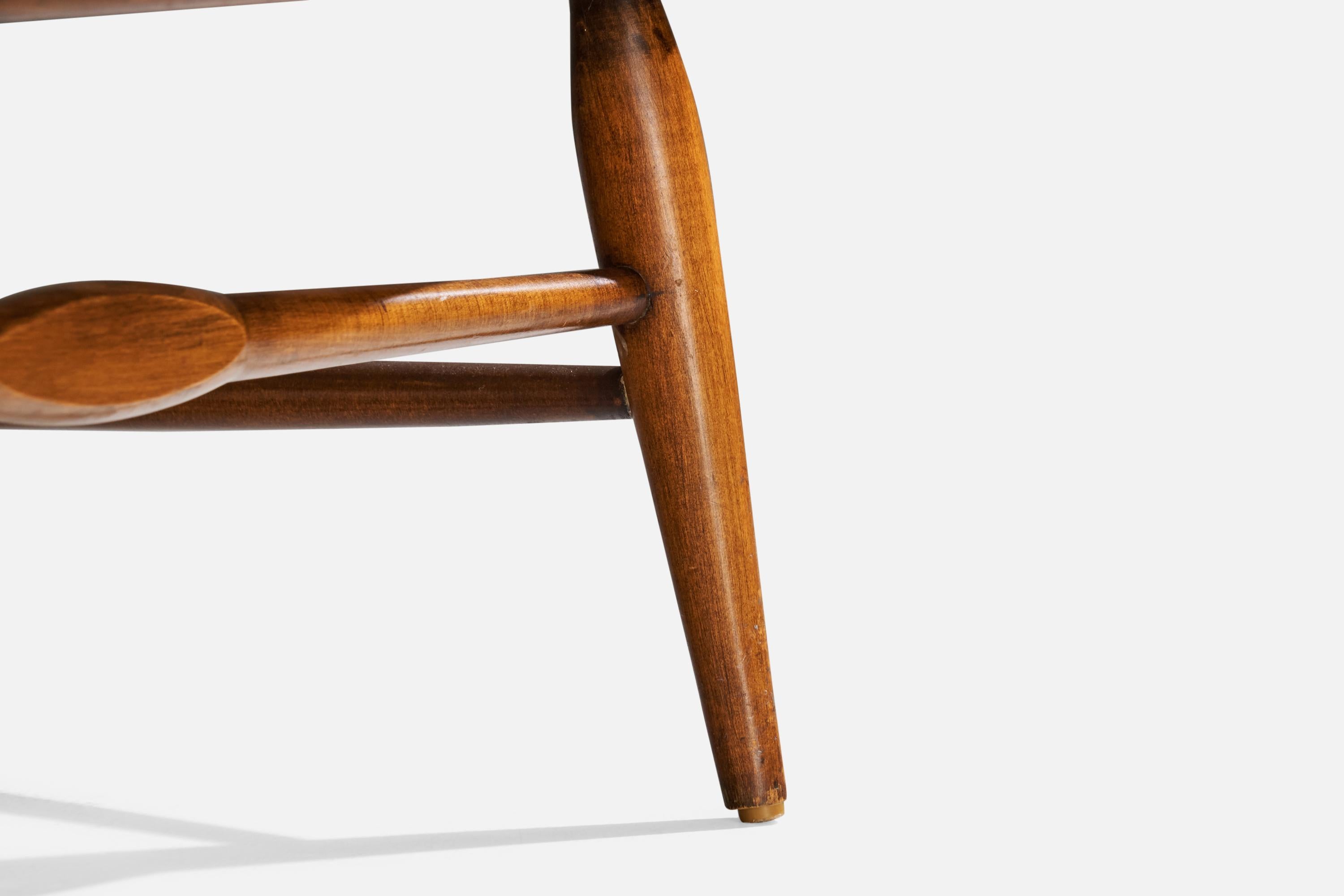 Heywood-Wakefield, Lounge Chairs, Wood, Fabric, USA, 1950s 3