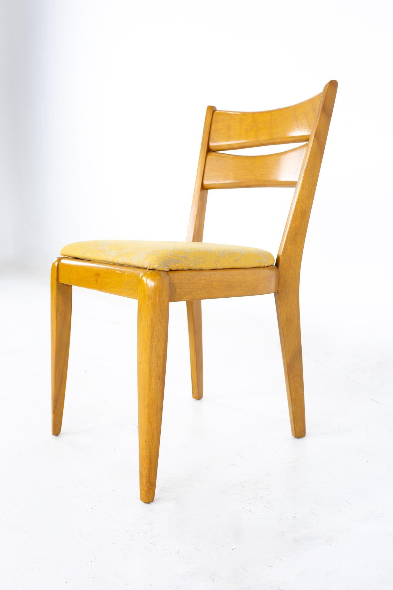 Heywood Wakefield M151 Mid Century Dining Chairs, Set of 4 1