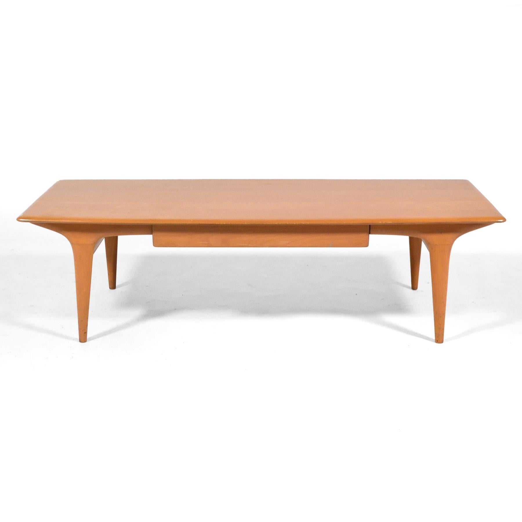 Mid-20th Century Heywood Wakefield M1585 Coffee Table For Sale