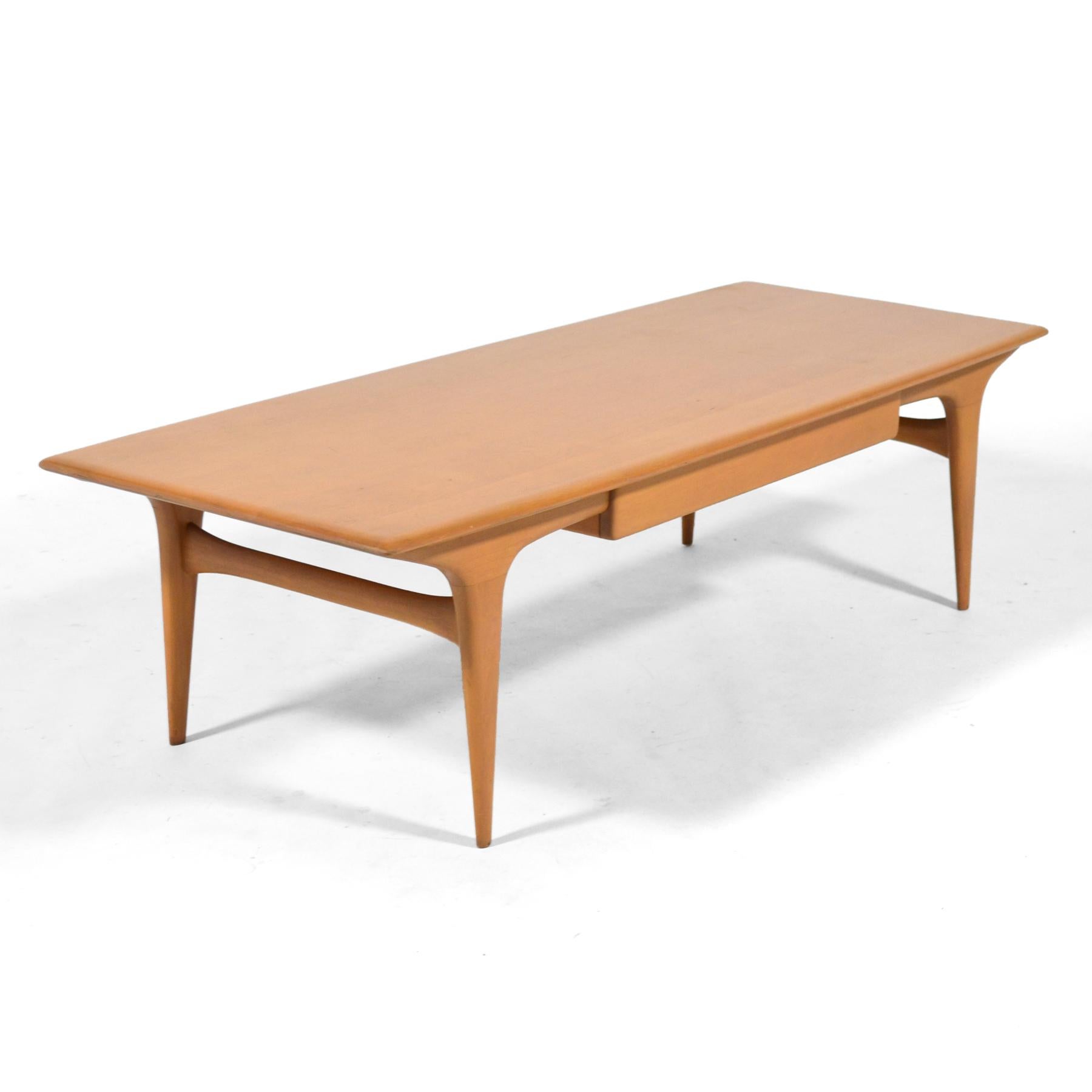 Maple Heywood Wakefield M1585 Coffee Table For Sale
