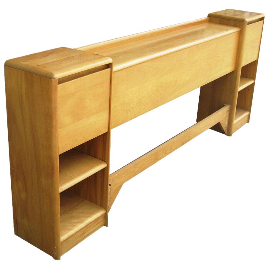 81” Heywood Wakefield M780 Queen Size Utility Headboard at 1stDibs