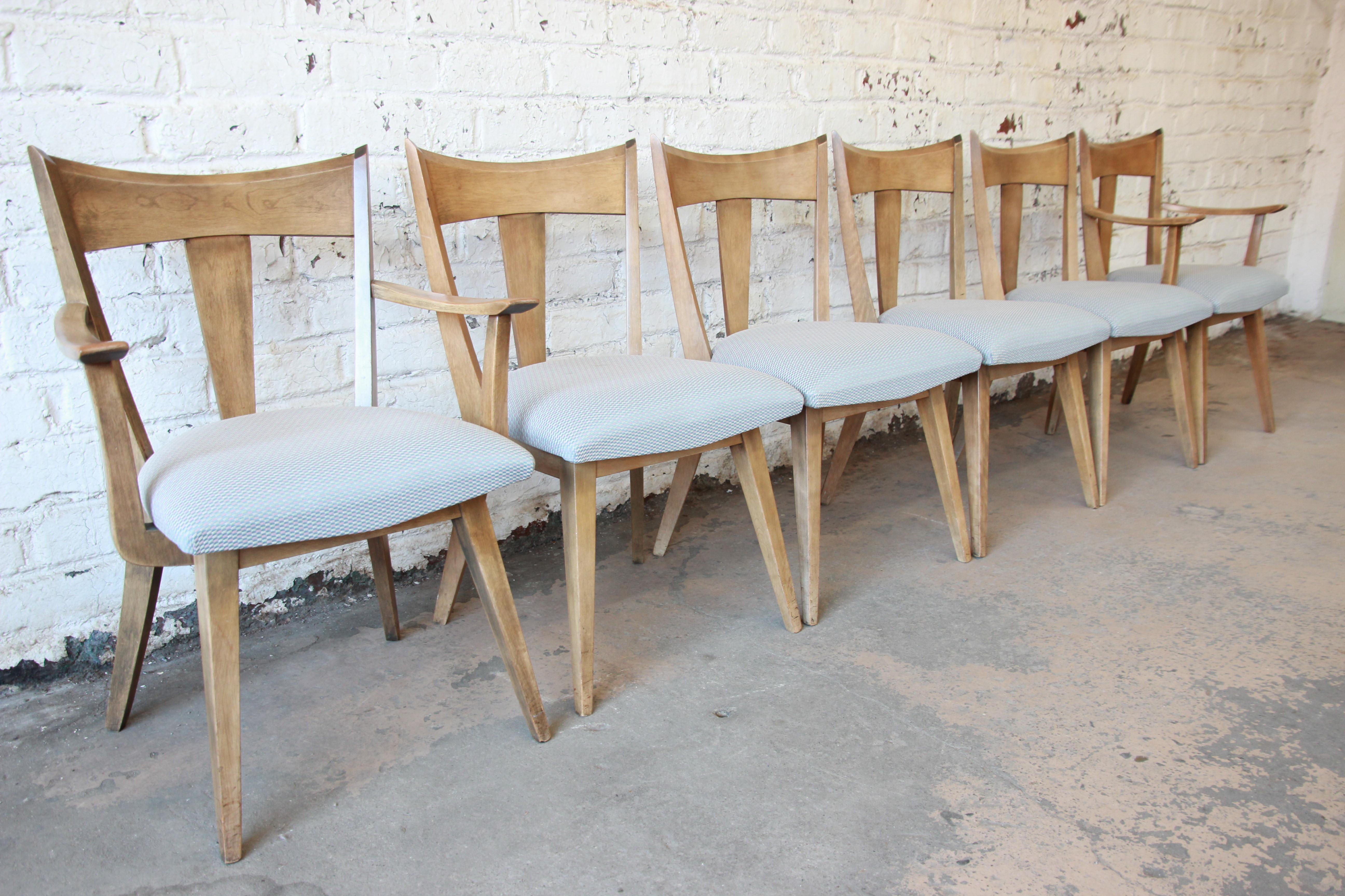 Mid-20th Century Heywood-Wakefield McCobb Style Mid-Century Modern Dining Chairs, Set of Six