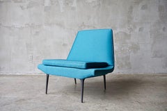 Heywood Wakefield 'Metronome' Chair in Blue