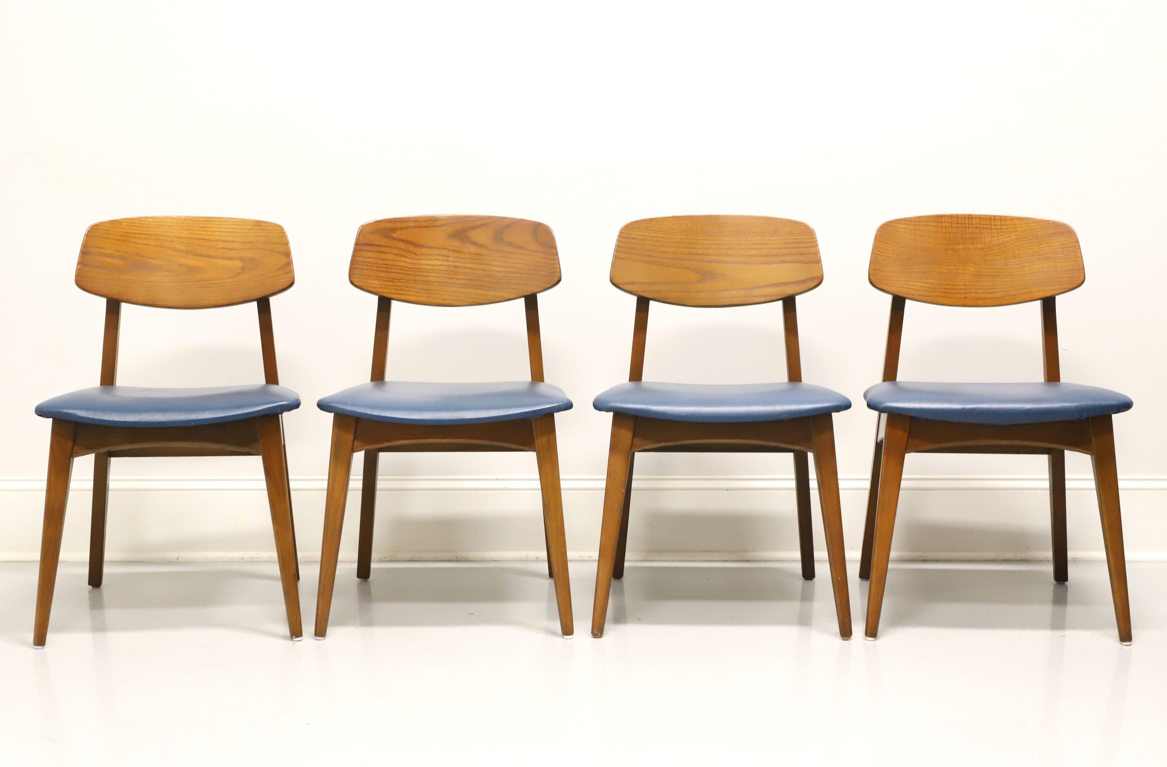 Mid-Century Modern HEYWOOD WAKEFIELD Mid 20th Century Modern Oak Dining Side Chairs - Set of 4