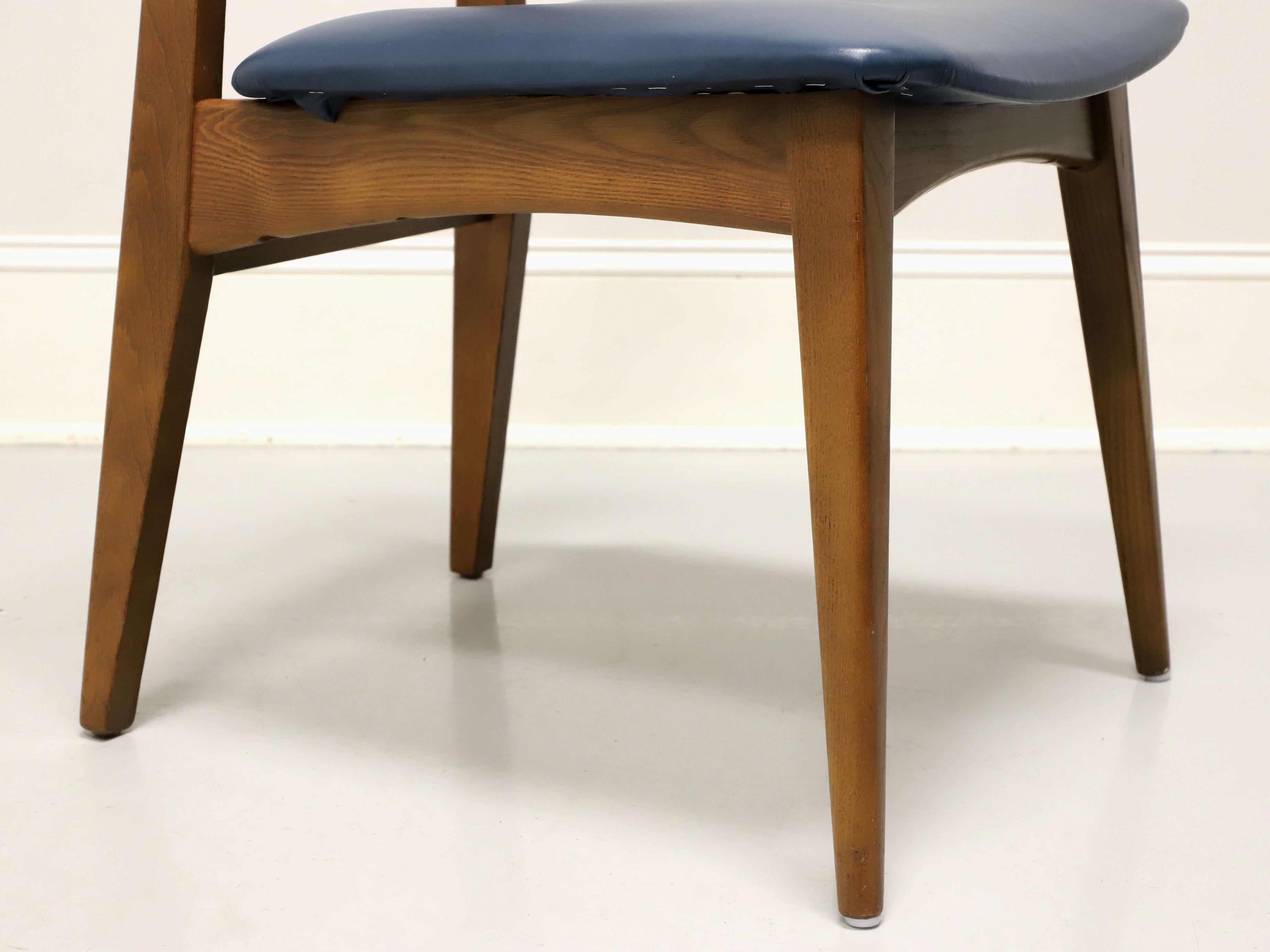 HEYWOOD WAKEFIELD Mid 20th Century Modern Oak Dining Side Chairs - Set of 4 3