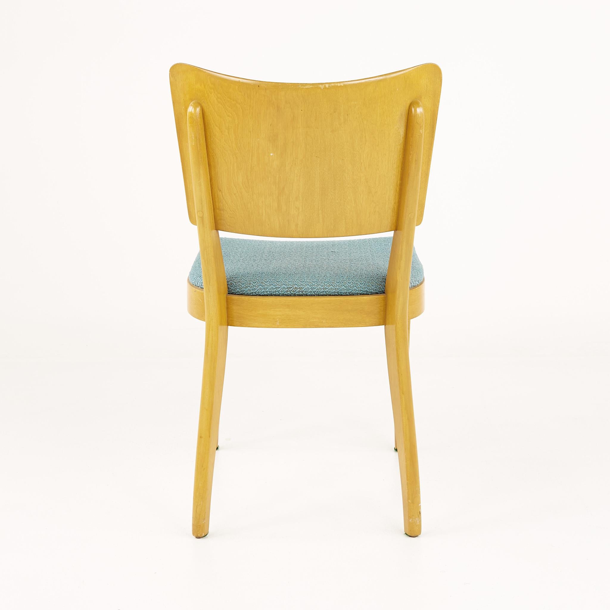 Heywood Wakefield Mid Century Desk Dining Chair In Good Condition In Countryside, IL