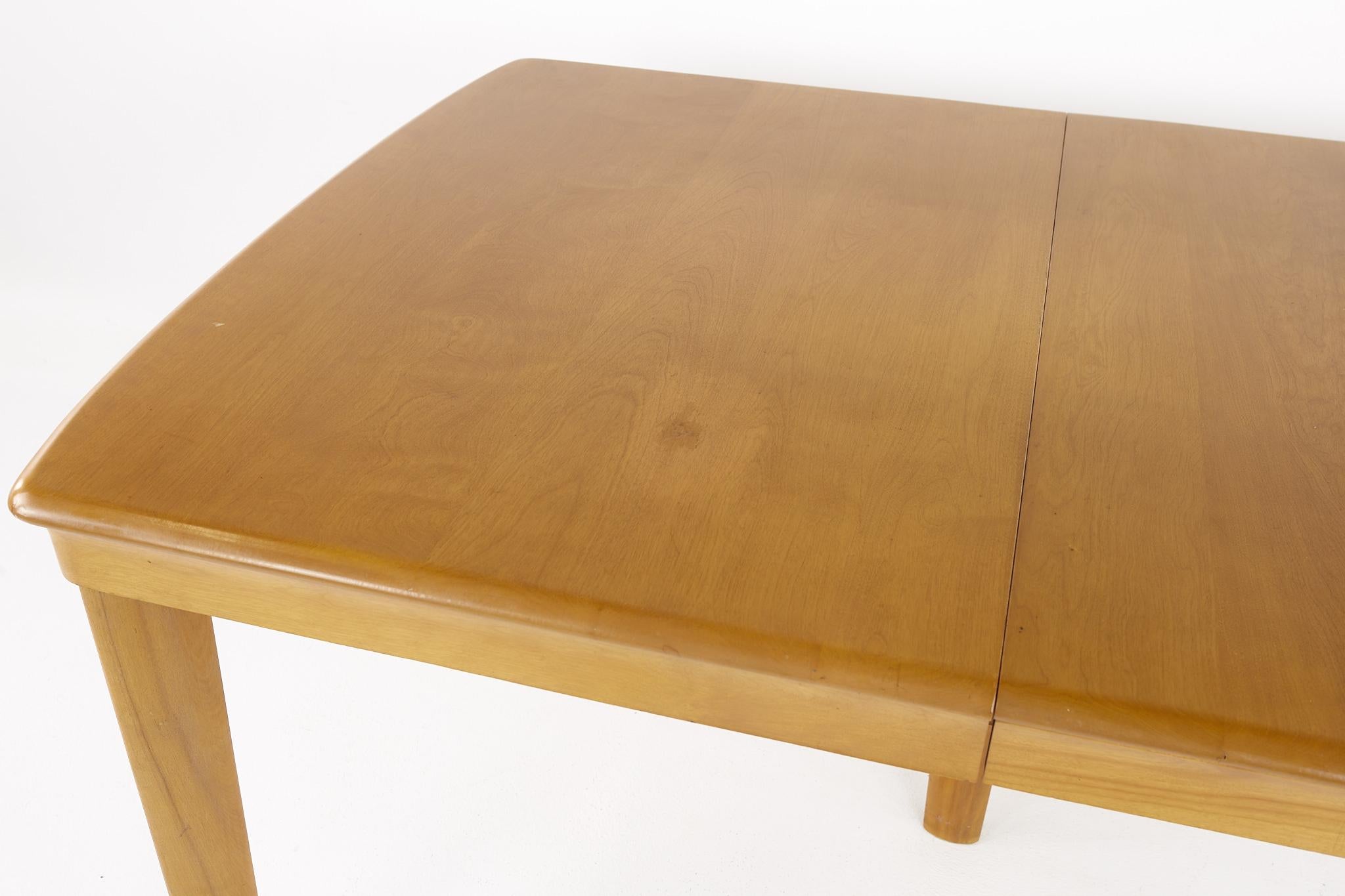 Heywood Wakefield Mid Century Dining Table In Good Condition In Countryside, IL