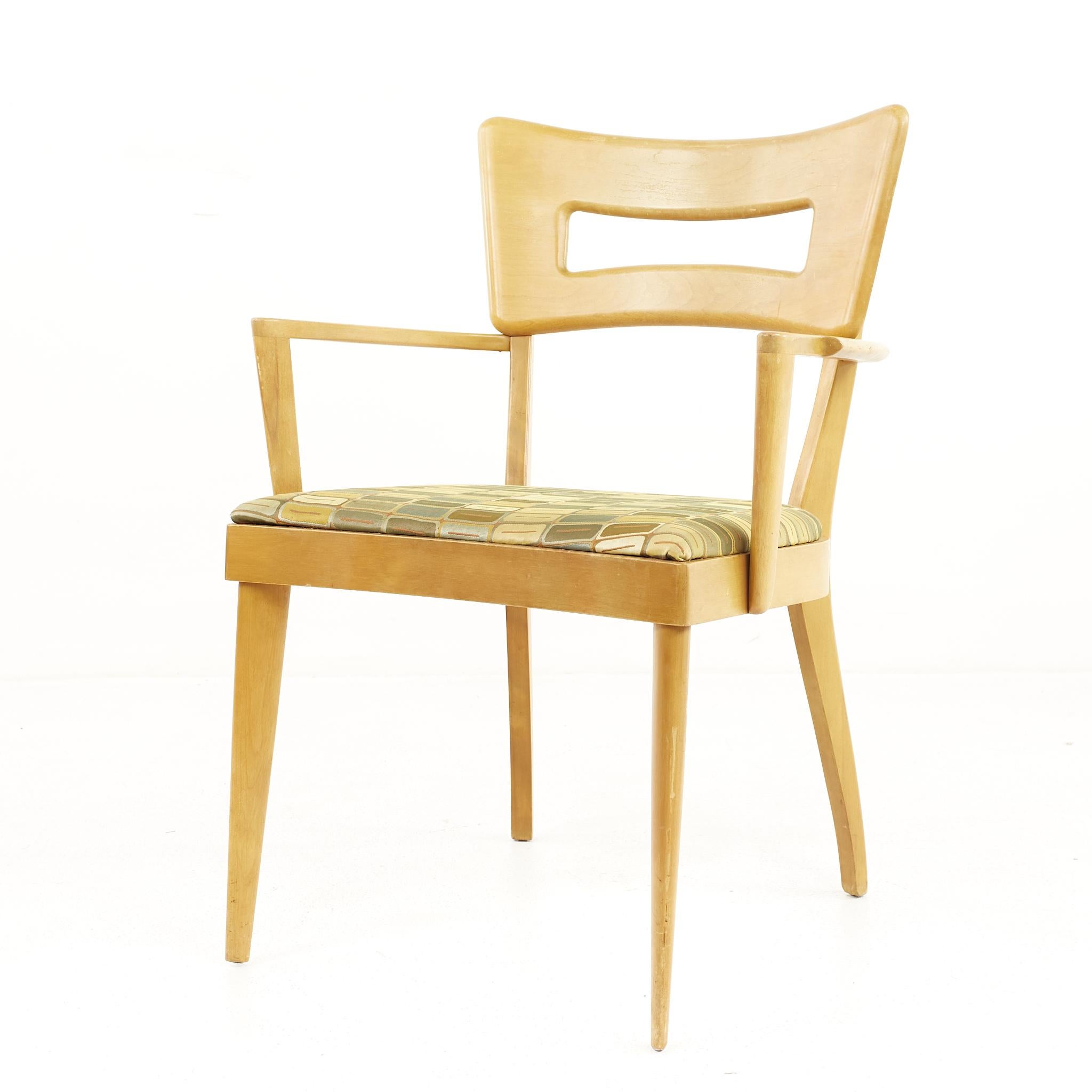 Heywood Wakefield Mid Century Dog Bone Dining Chairs, Set of 6 4