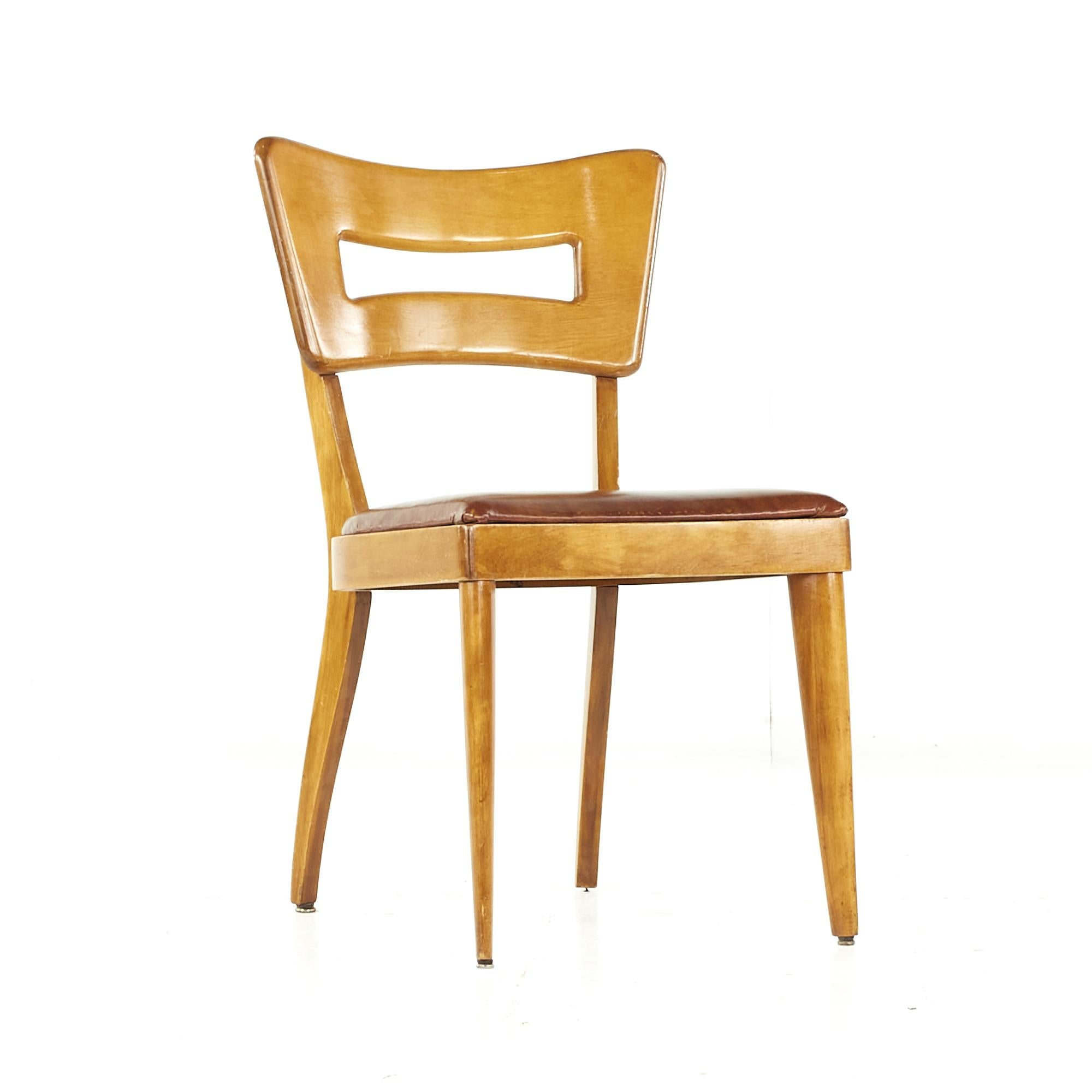Heywood Wakefield Mid-Century Dogbone Chairs, Set of 8 1
