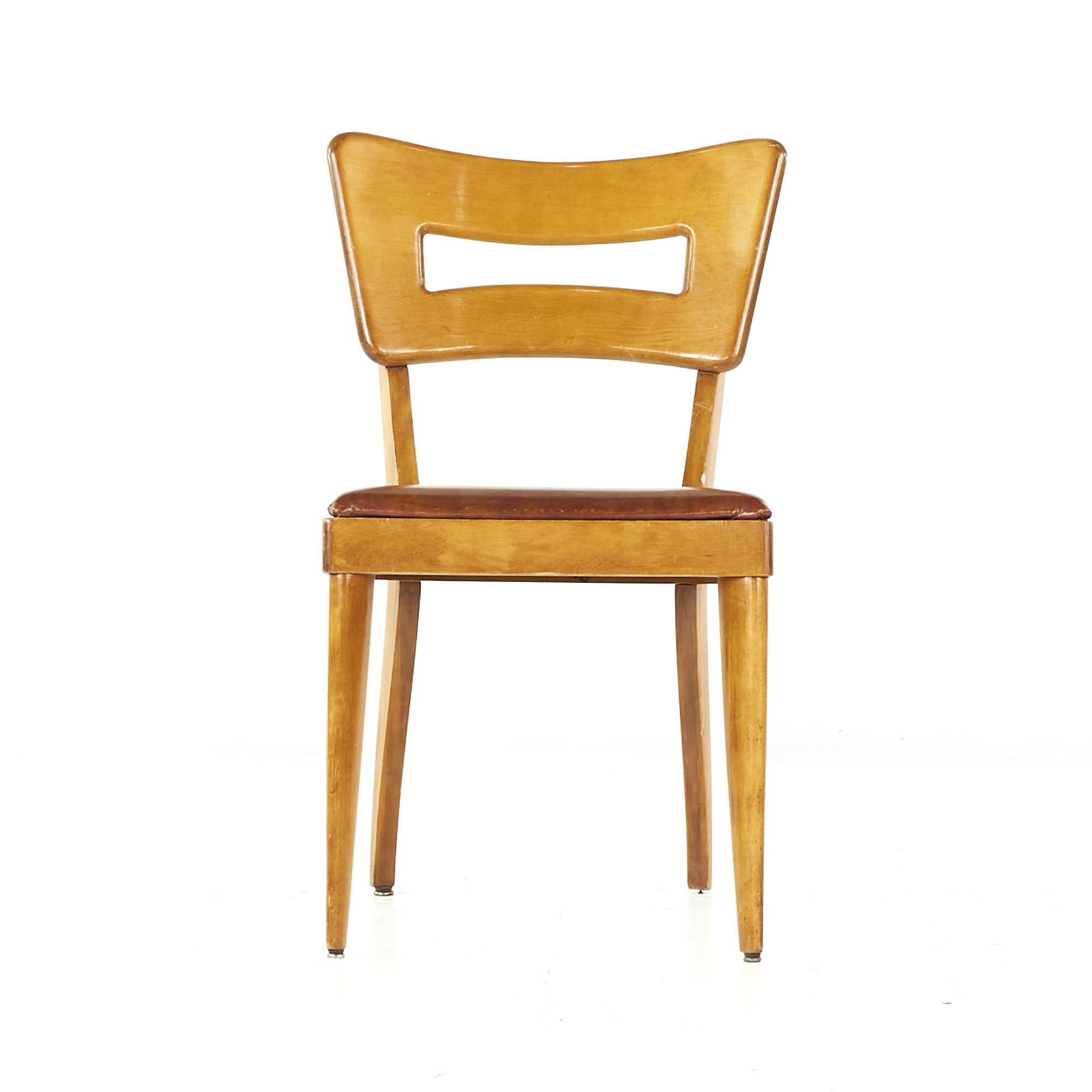 Heywood Wakefield Mid-Century Dogbone Chairs, Set of 8 2