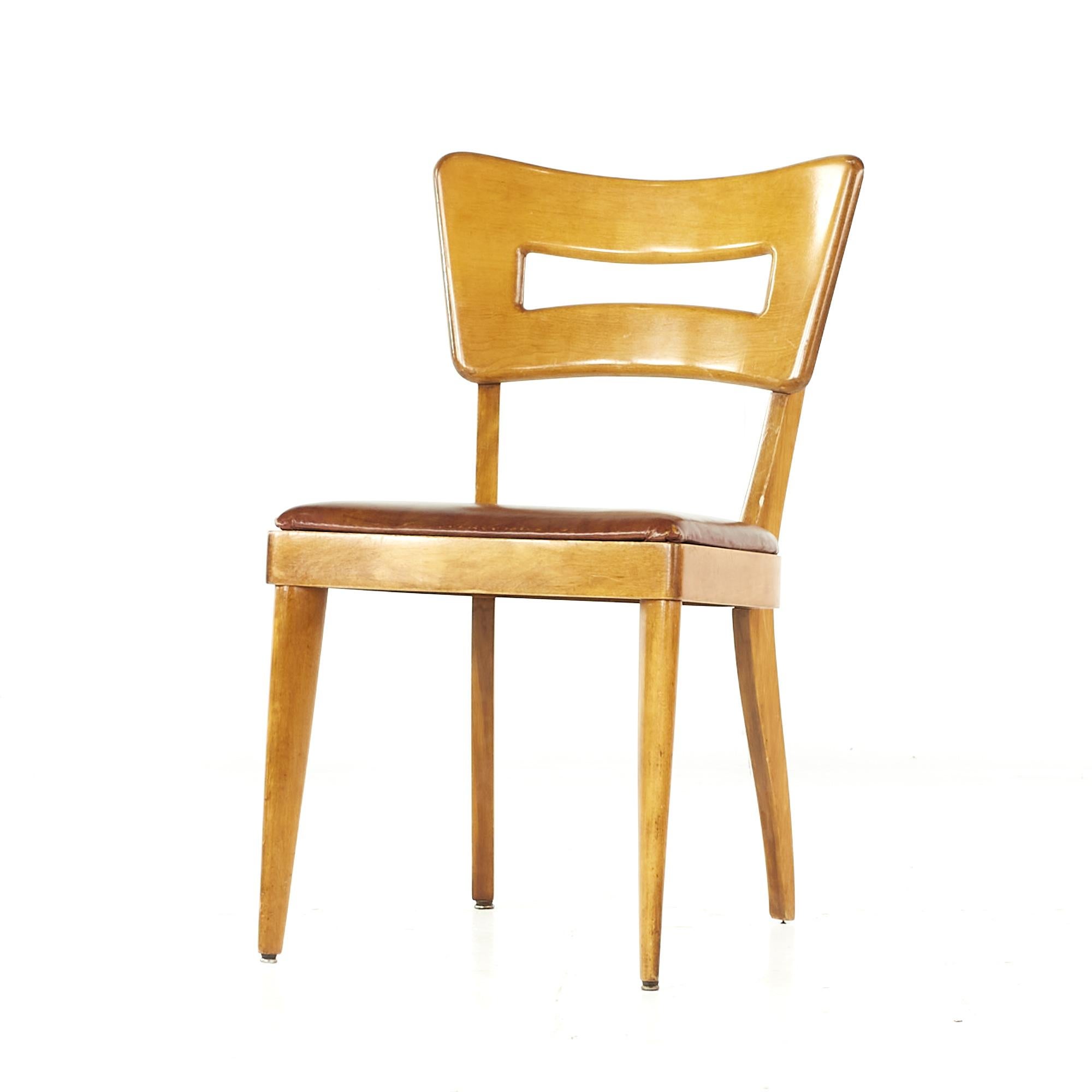 Heywood Wakefield Mid-Century Dogbone Chairs, Set of 8 3