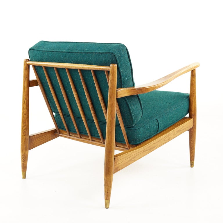 Heywood Wakefield Mid-Century Lounge Chair and Ottoman 5