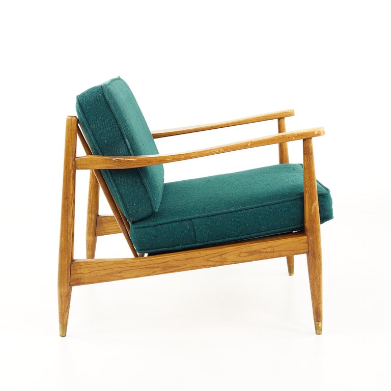 Heywood Wakefield Mid-Century Lounge Chair and Ottoman 7
