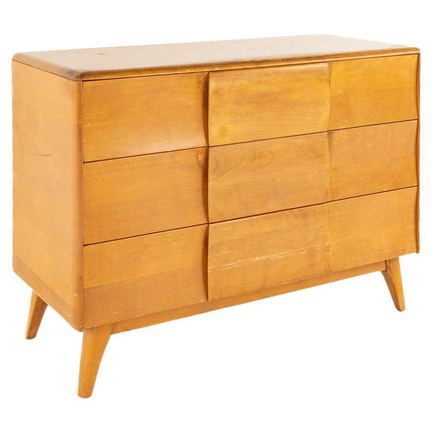 Vintage HeywoodWakefield Dresser with Mirror at 1stDibs