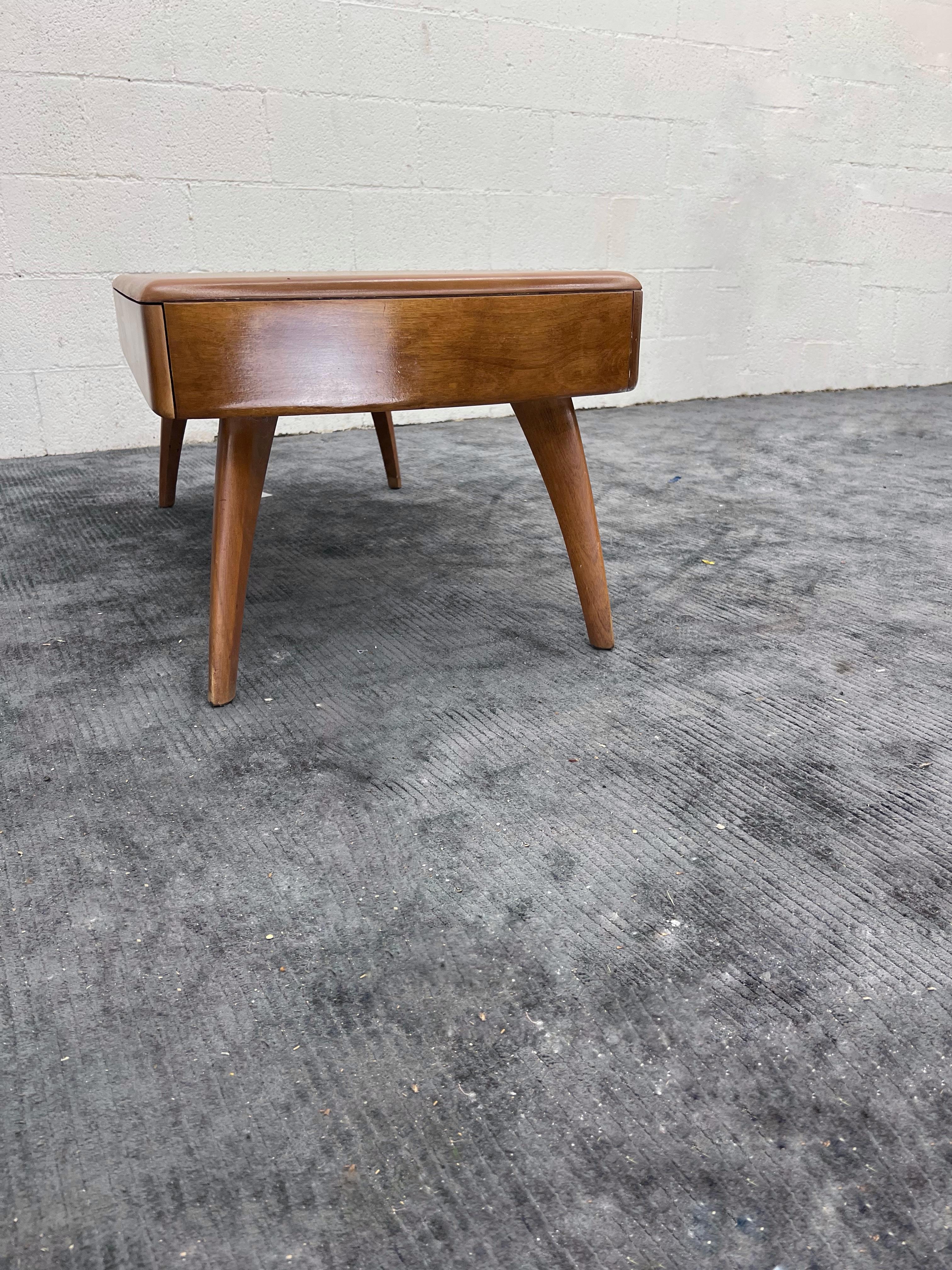  Heywood Wakefield Mid-Century Modern Coffee /Cocktail Table with Drawer 1