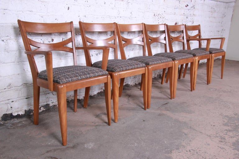 Heywood Wakefield Mid Century Modern Dining Chairs Set Of 6