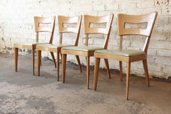 Heywood Wakefield Mid-Century Modern "Dogbone" Dining Chairs, Set of Four
