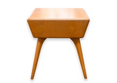 Heywood Wakefield Mid Century Modern Encore Champagne Finish Wood Side End Table