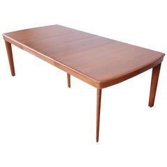 Heywood Wakefield Mid-Century Modern Extension Dining Table and Chairs